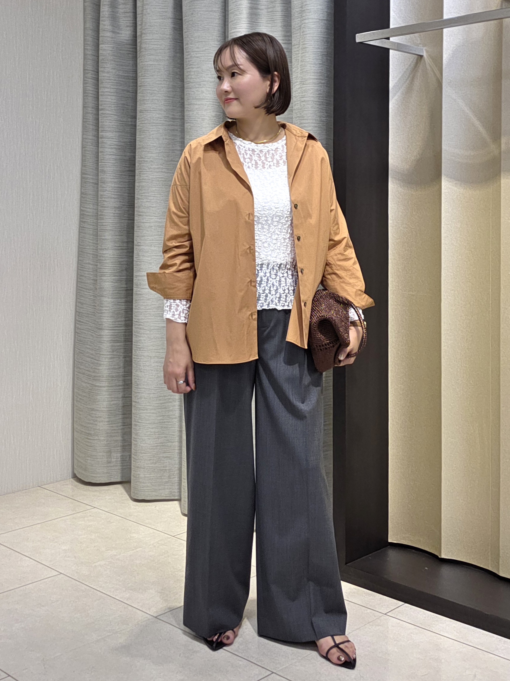 naokoさんの「UNTITLED｜コットンドルマンシャツ」を使ったコーディネート