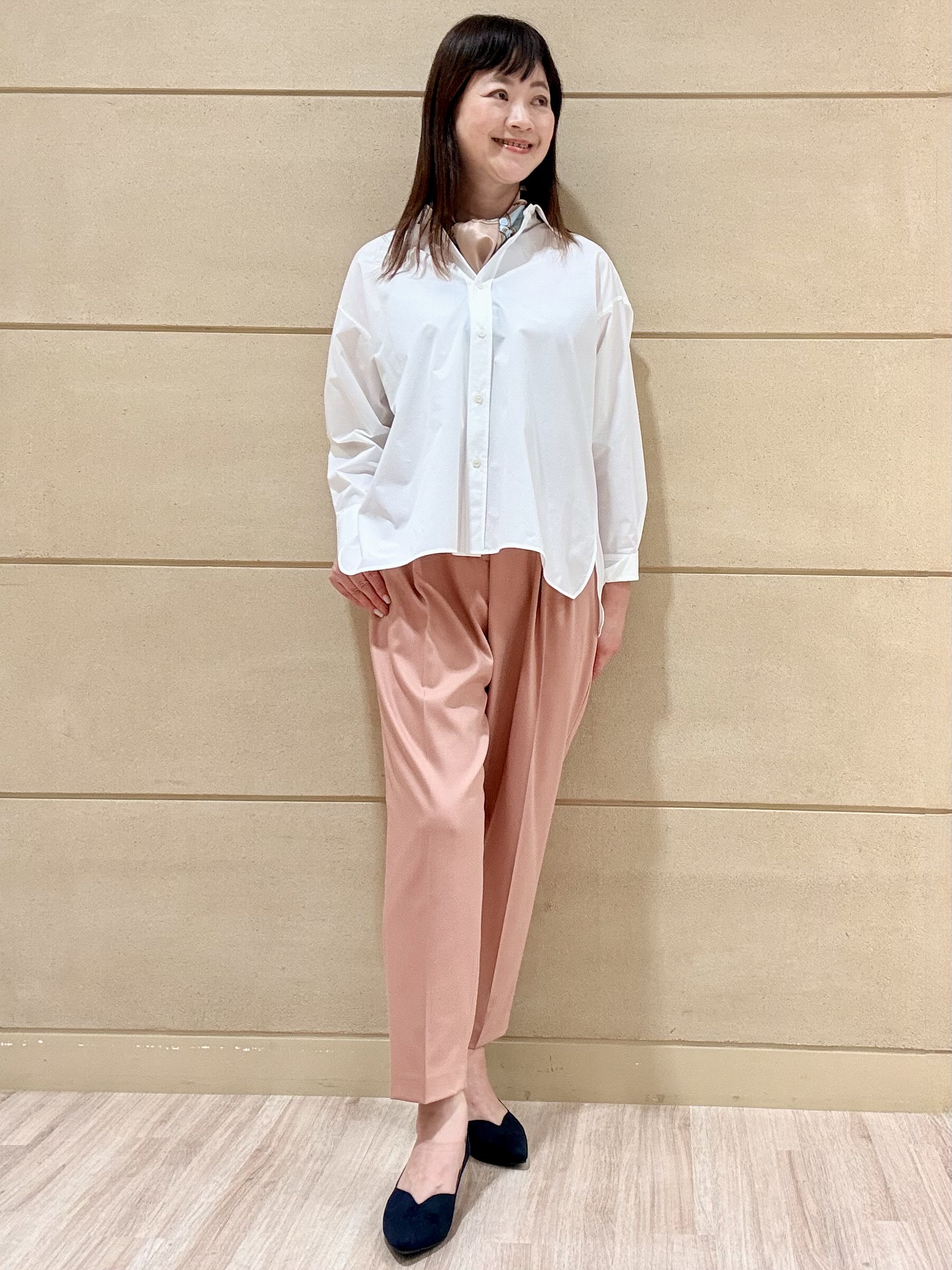 Marさんの「Reflect｜【羽織◎】オフボディシルエットシャツ」を使ったコーディネート