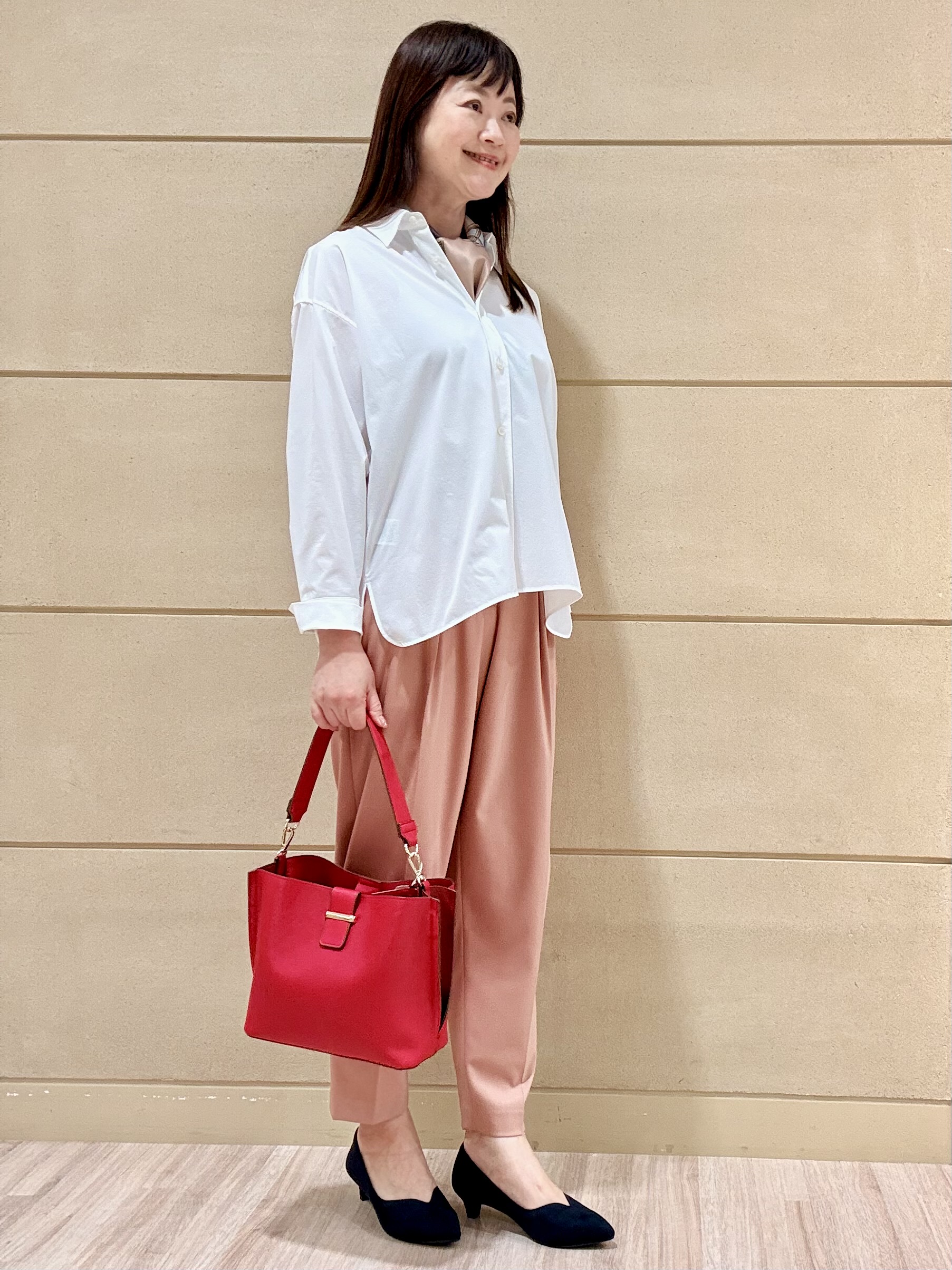 Marさんの「Reflect｜【羽織◎】オフボディシルエットシャツ」を使ったコーディネート