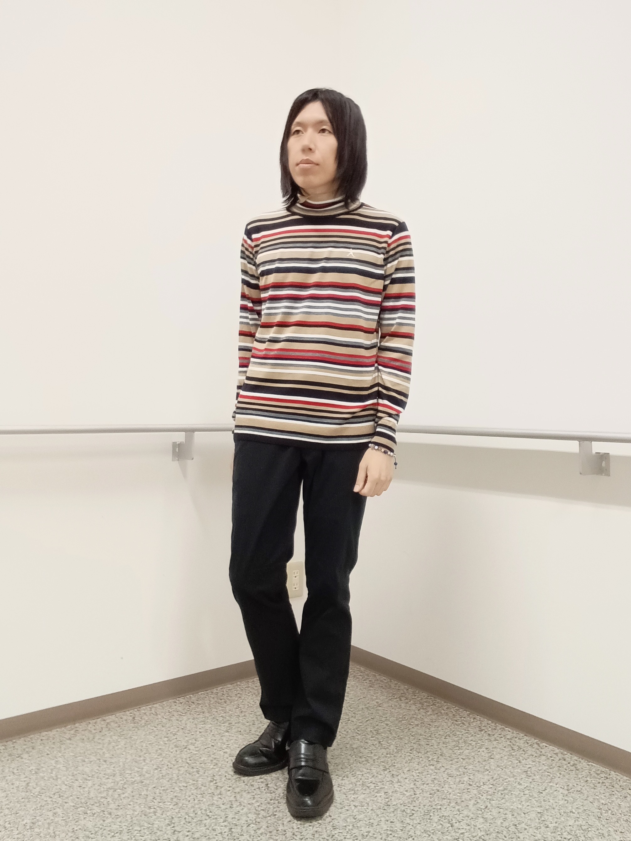 moritaさんの「TAKEO KIKUCHI｜【BOWLER HAT LABEL】シングルレザーライダースジャケット」を使ったコーディネート