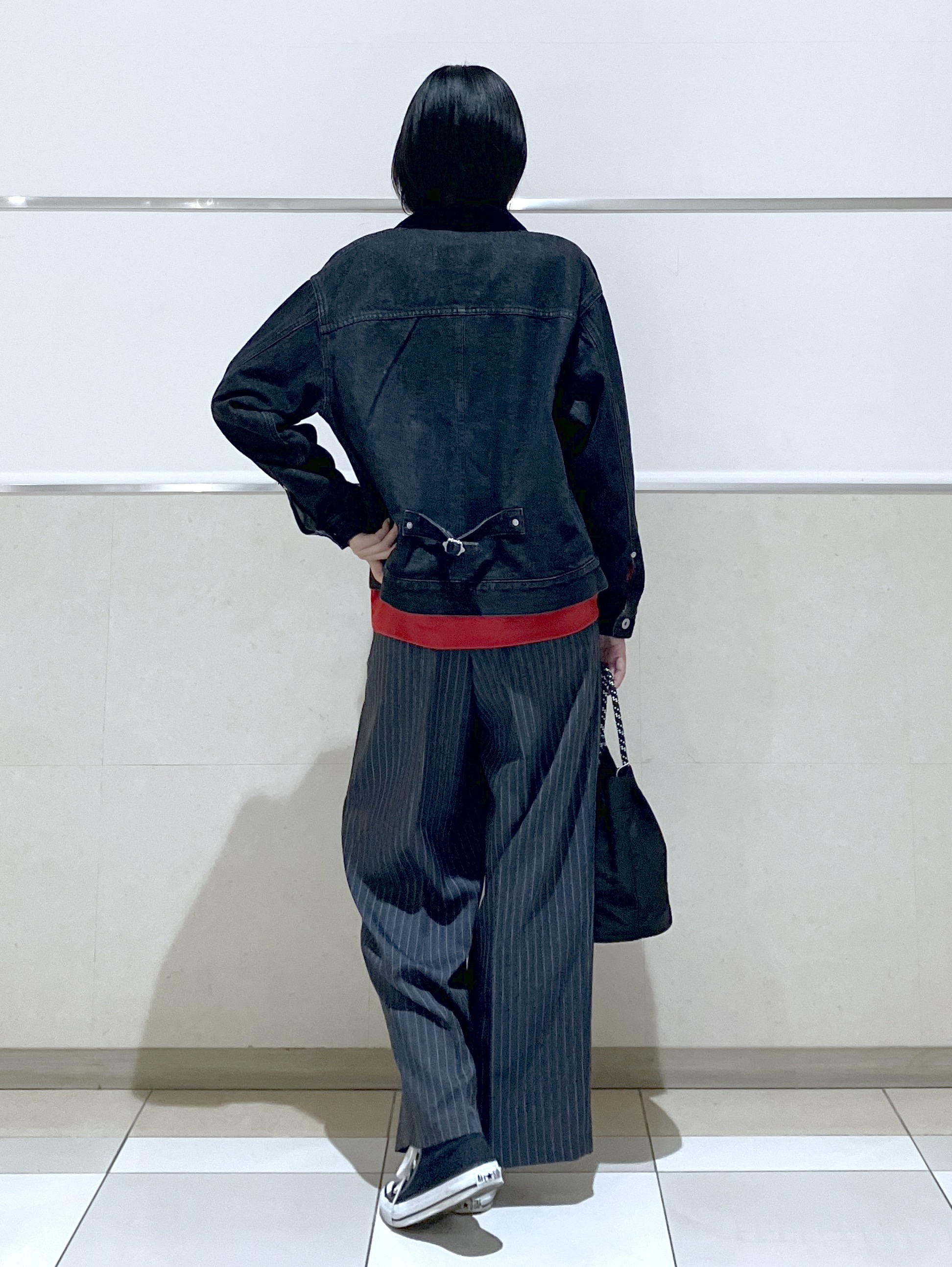 eriko さんの「Dessin｜【洗える/6色展開】フォルムスリーブミニ裏毛 プルオーバー」を使ったコーディネート
