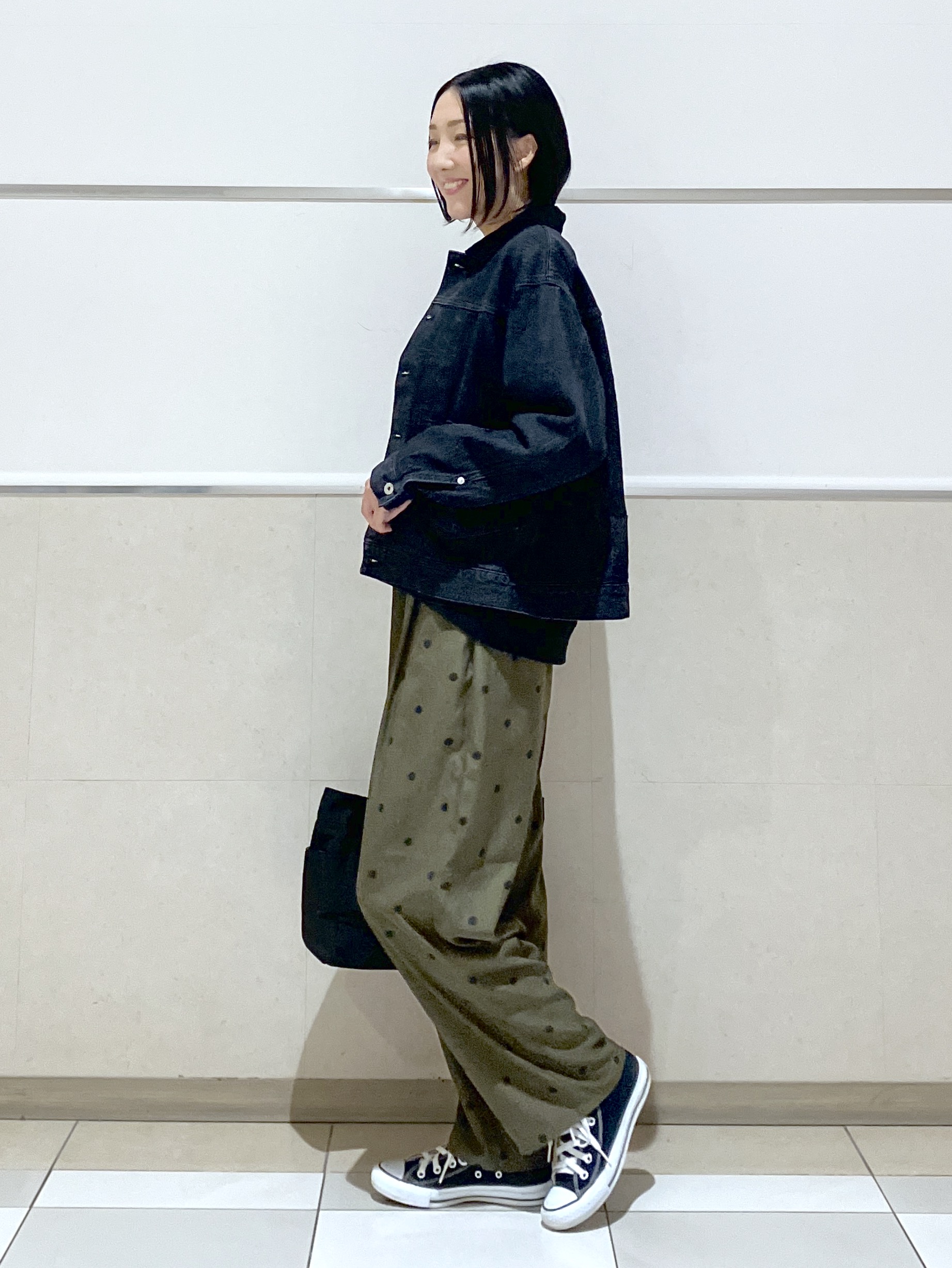 eriko さんの「Dessin｜【洗える/6色展開】フォルムスリーブミニ裏毛 プルオーバー」を使ったコーディネート