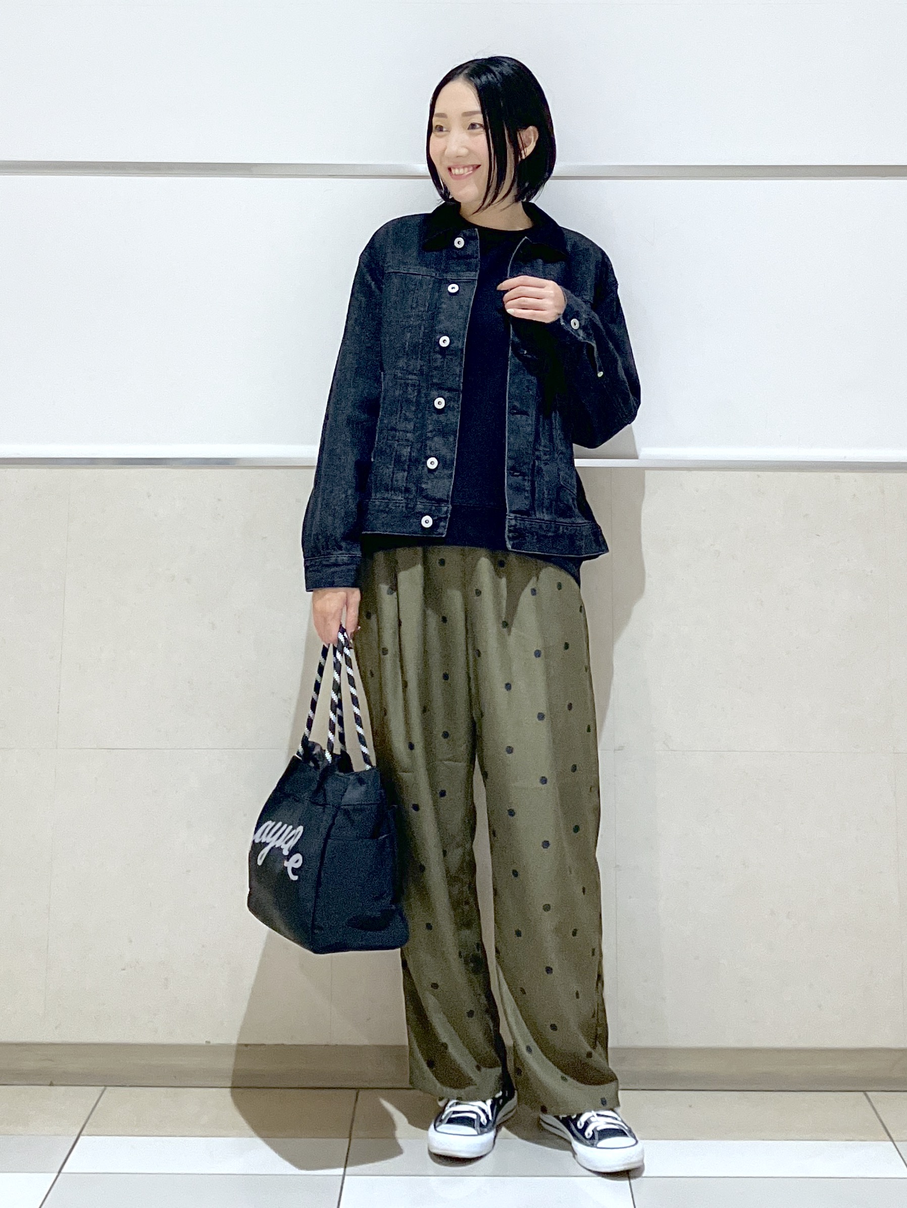 eriko さんの「Dessin｜【洗える/6色展開】フォルムスリーブミニ裏毛 プルオーバー」を使ったコーディネート