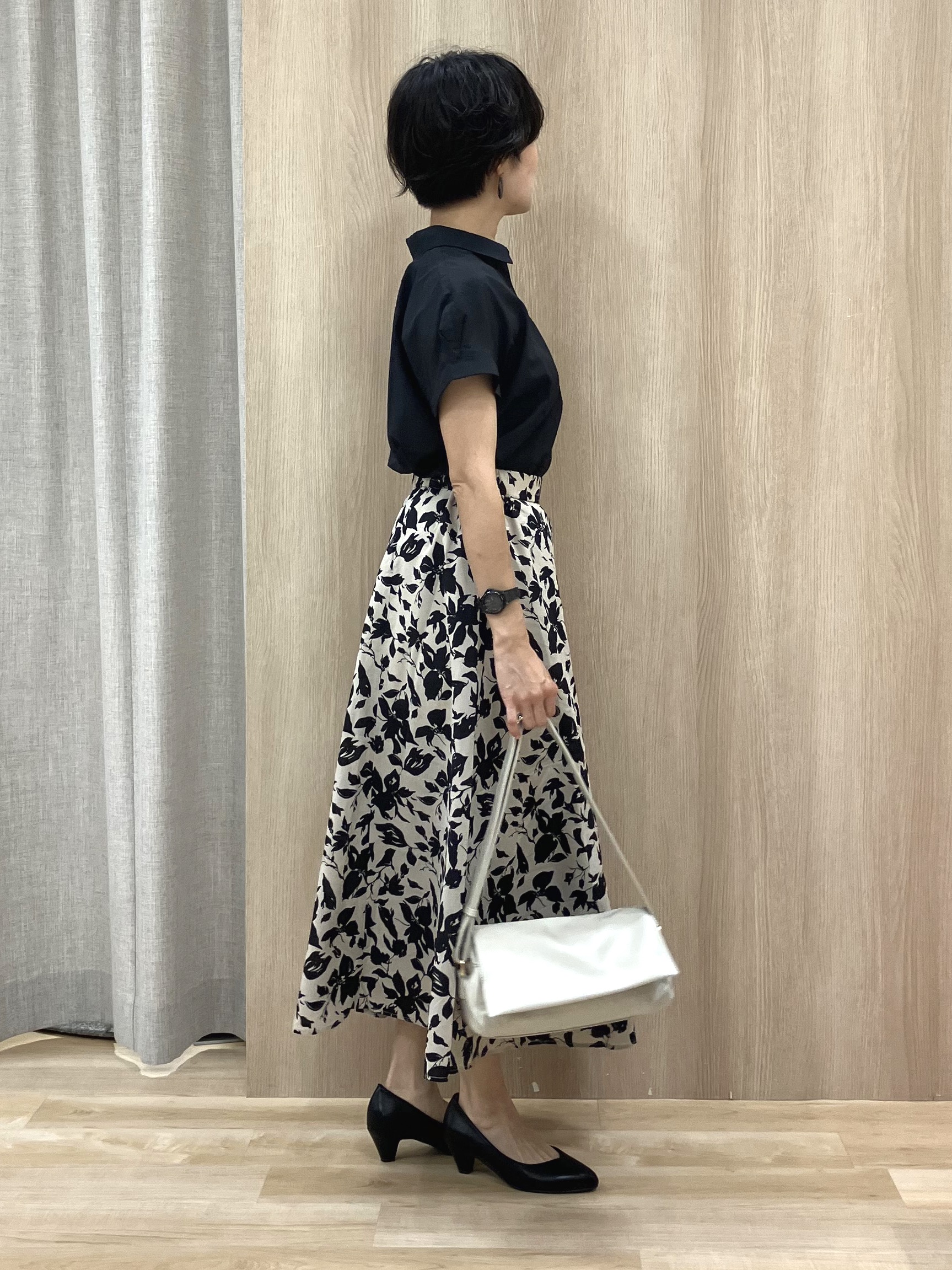 Keiさんの「grove｜ドルマンシャツブラウス」を使ったコーディネート