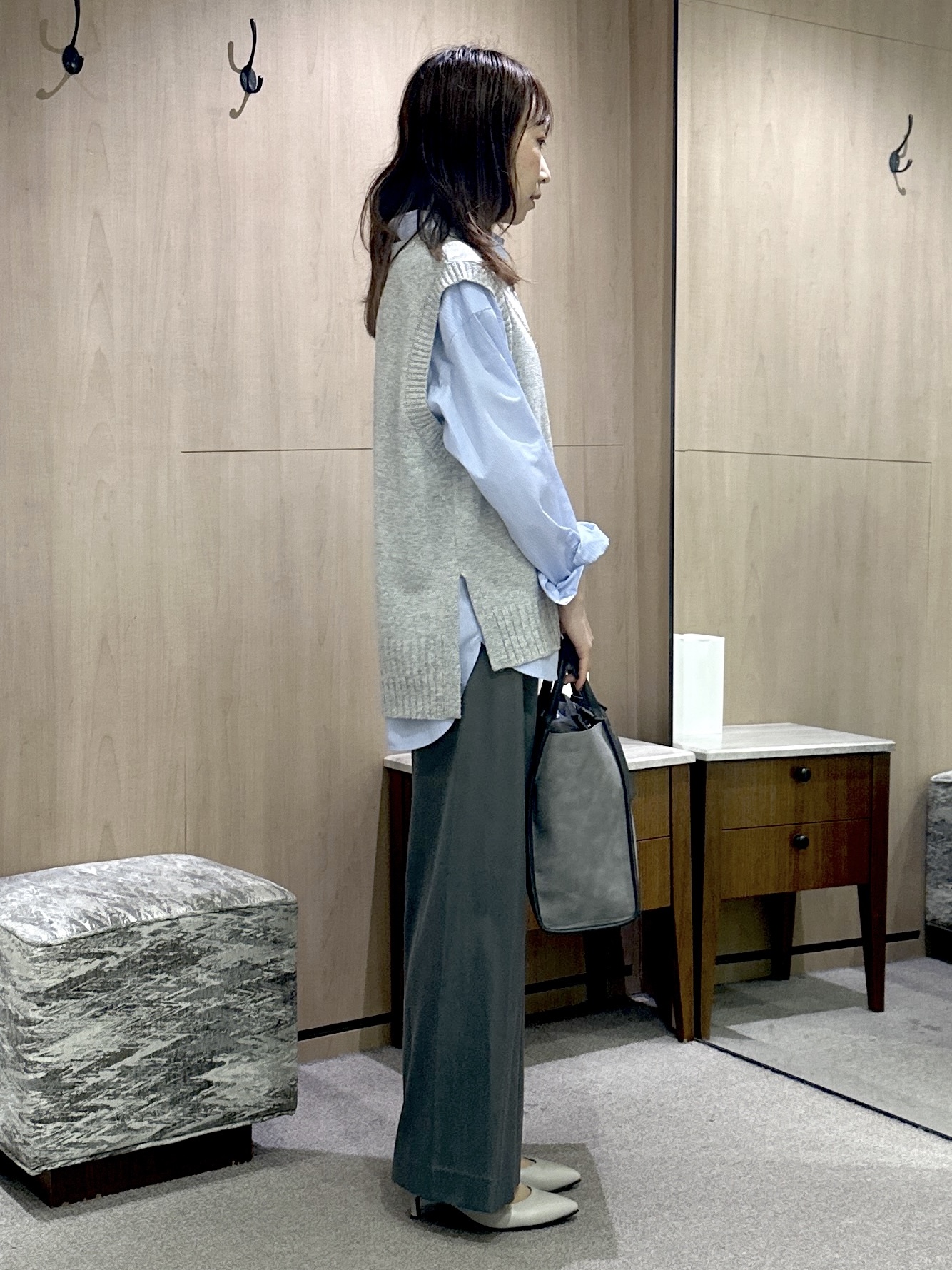 Miwaさんの「UNTITLED｜コットンドルマンシャツ」を使ったコーディネート