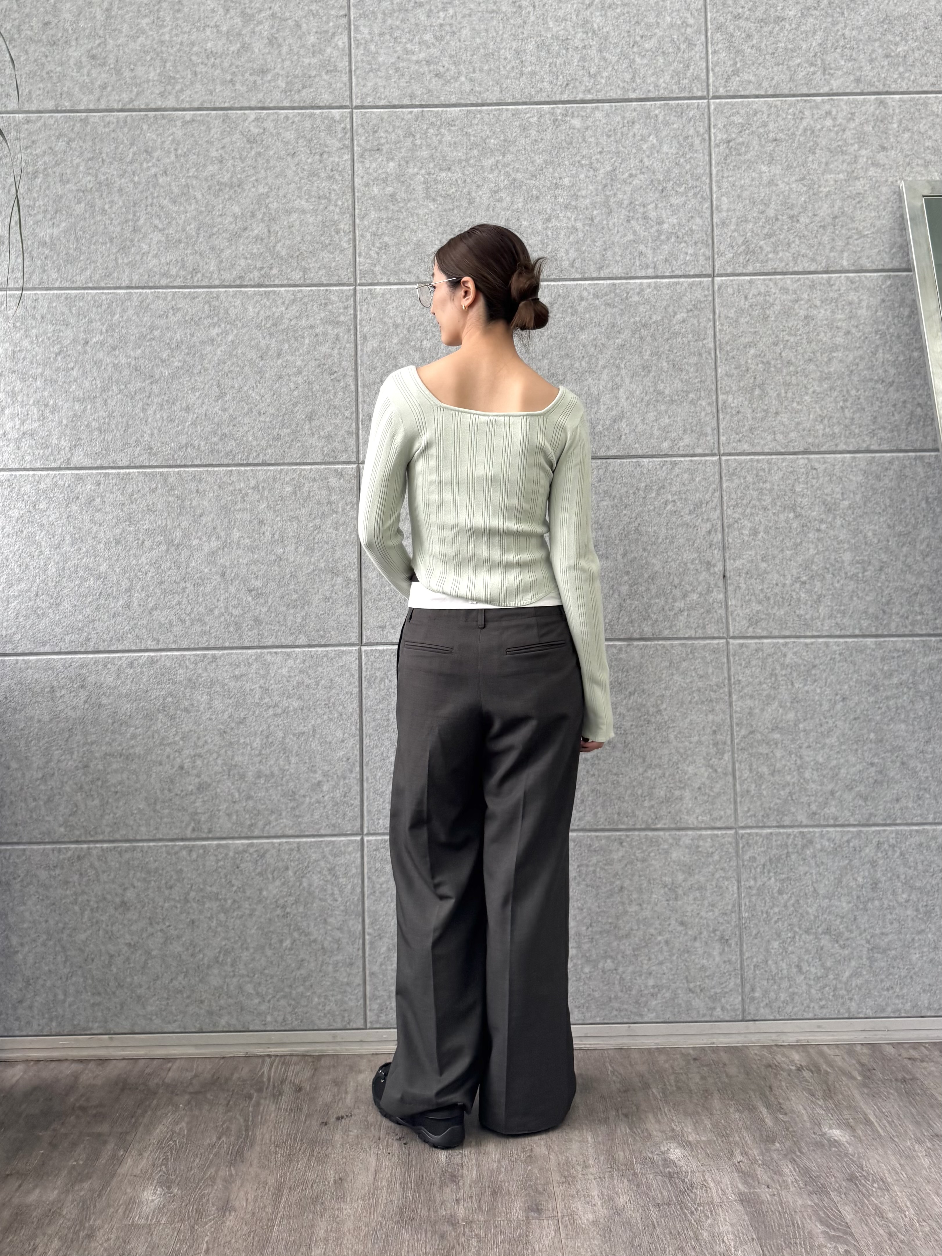 uchi__yamaさんの「CODE A｜intimate knit cardigan」を使ったコーディネート