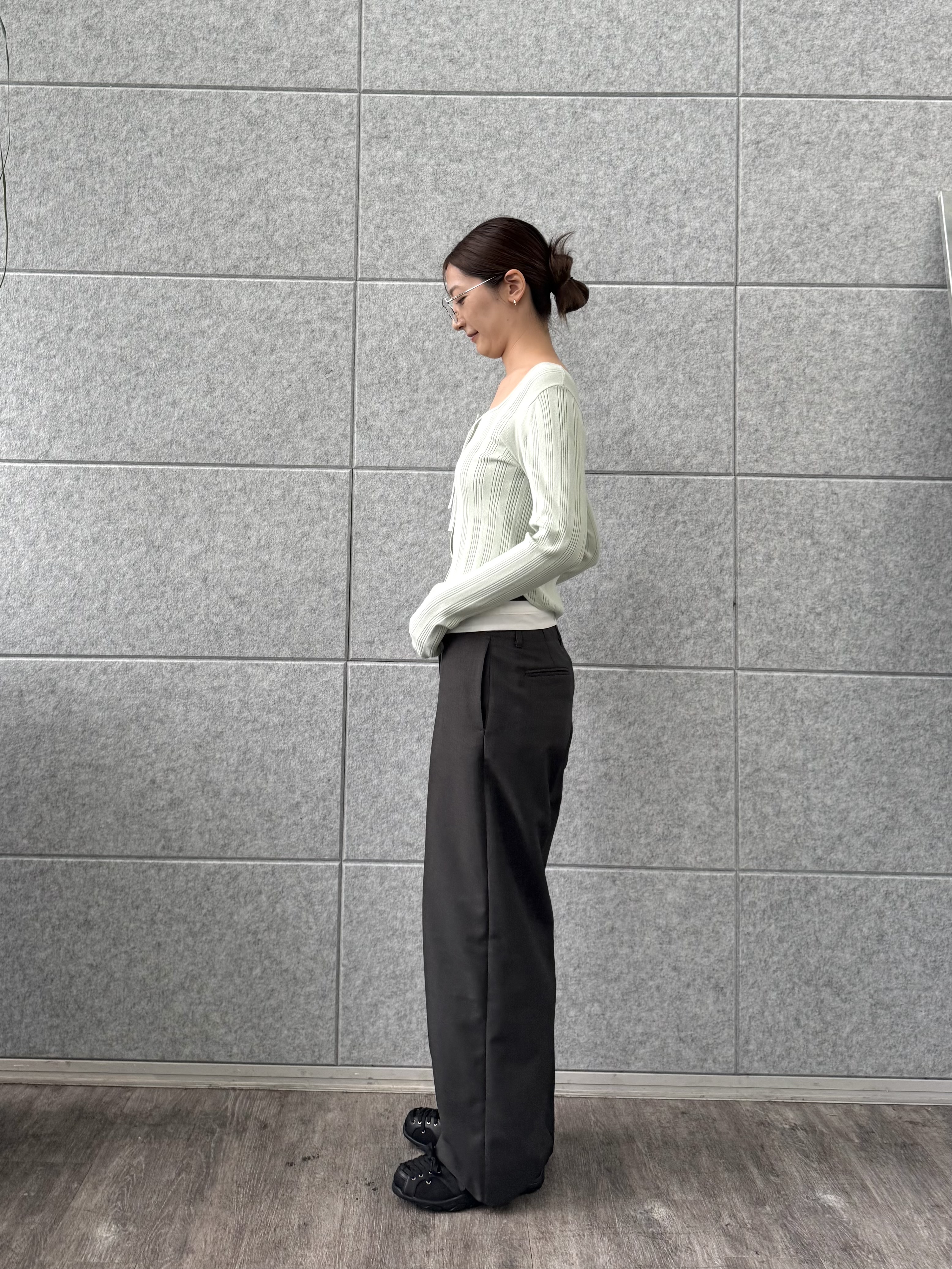 uchi__yamaさんの「CODE A｜intimate knit cardigan」を使ったコーディネート