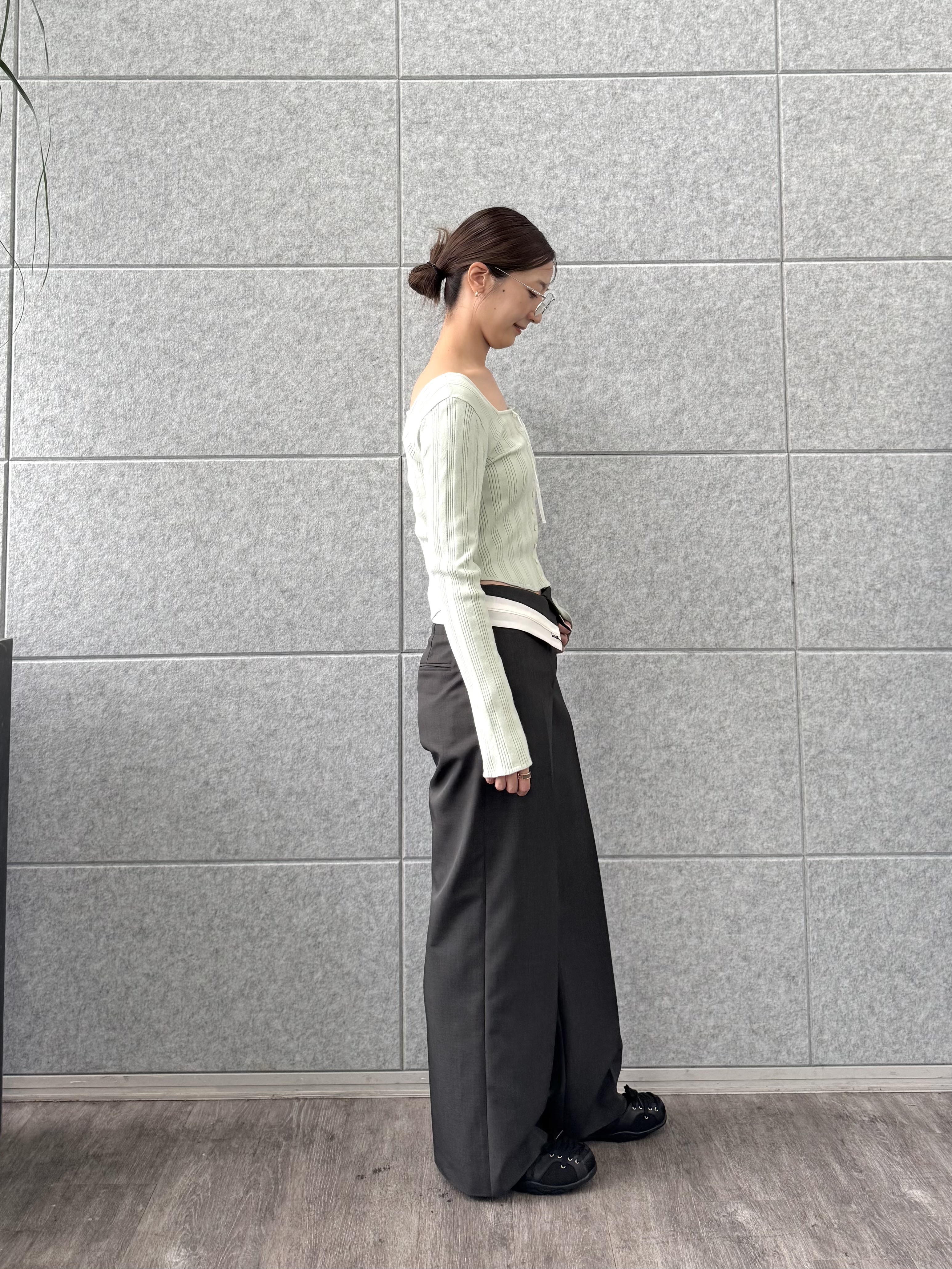 uchi__yamaさんの「CODE A｜intimate knit cardigan」を使ったコーディネート