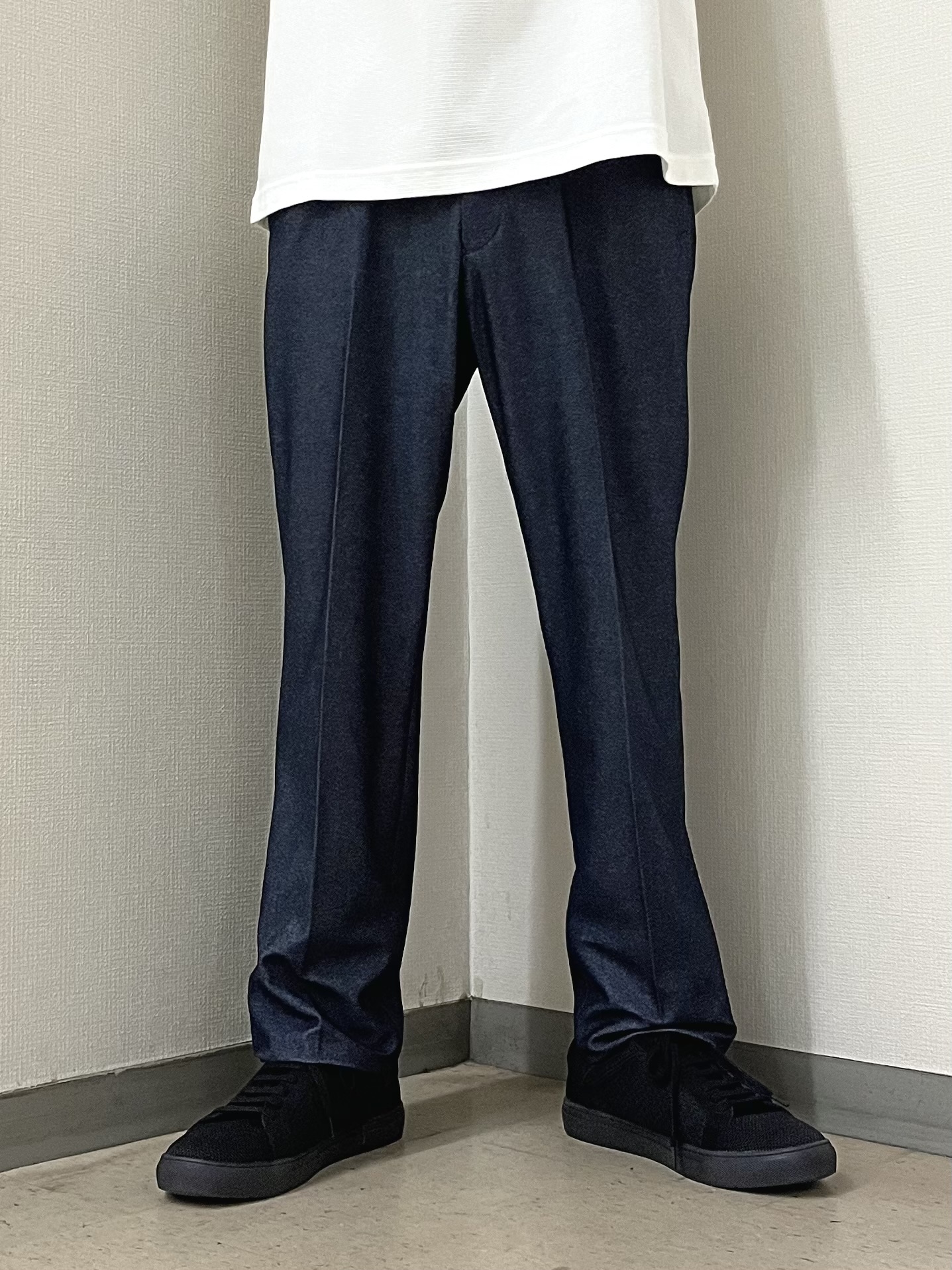 URAさんの「TAKEO KIKUCHI｜【BOWLER HAT LABEL】シングルレザーライダースジャケット」を使ったコーディネート