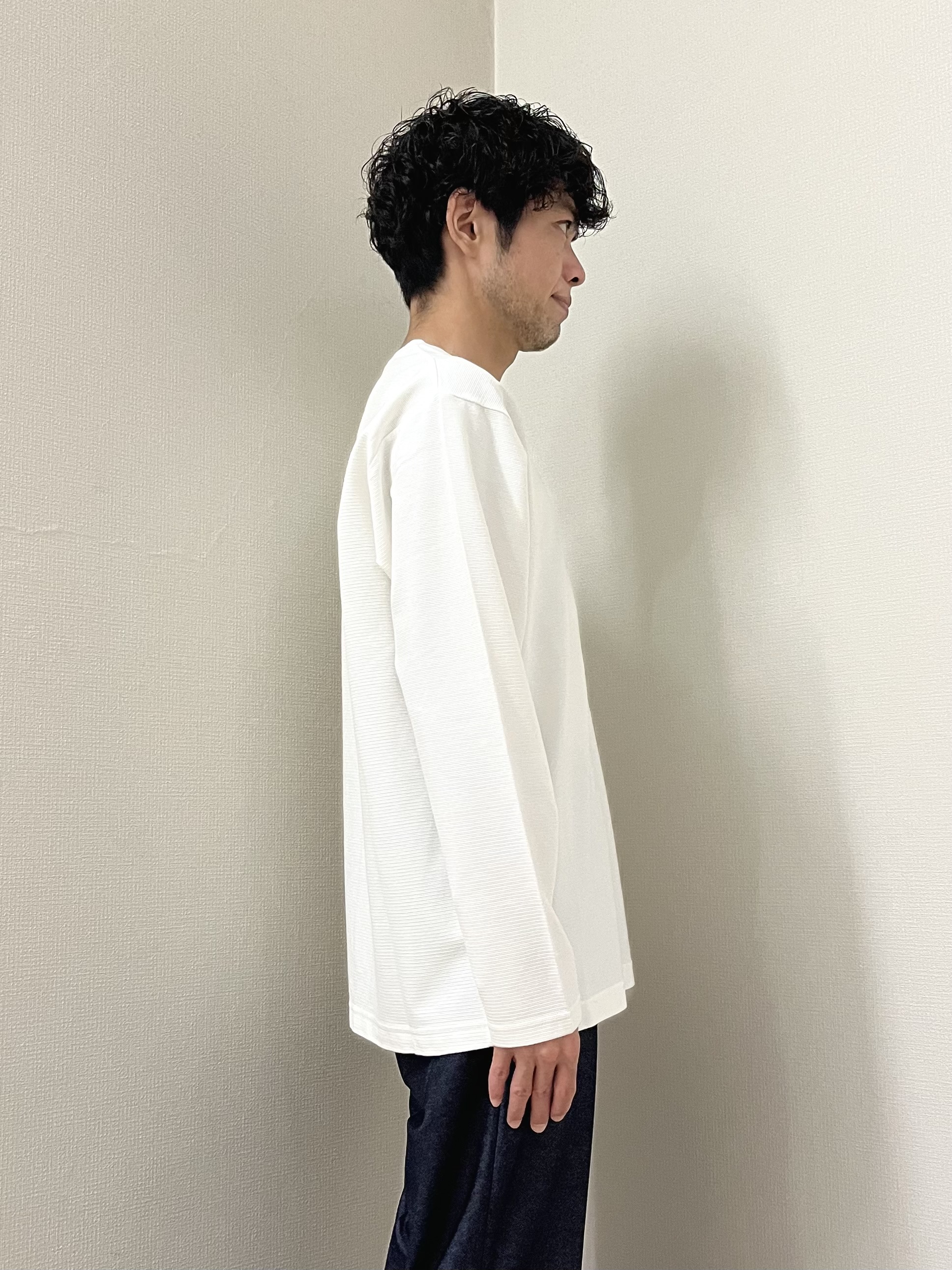 URAさんの「TAKEO KIKUCHI｜【BOWLER HAT LABEL】シングルレザーライダースジャケット」を使ったコーディネート