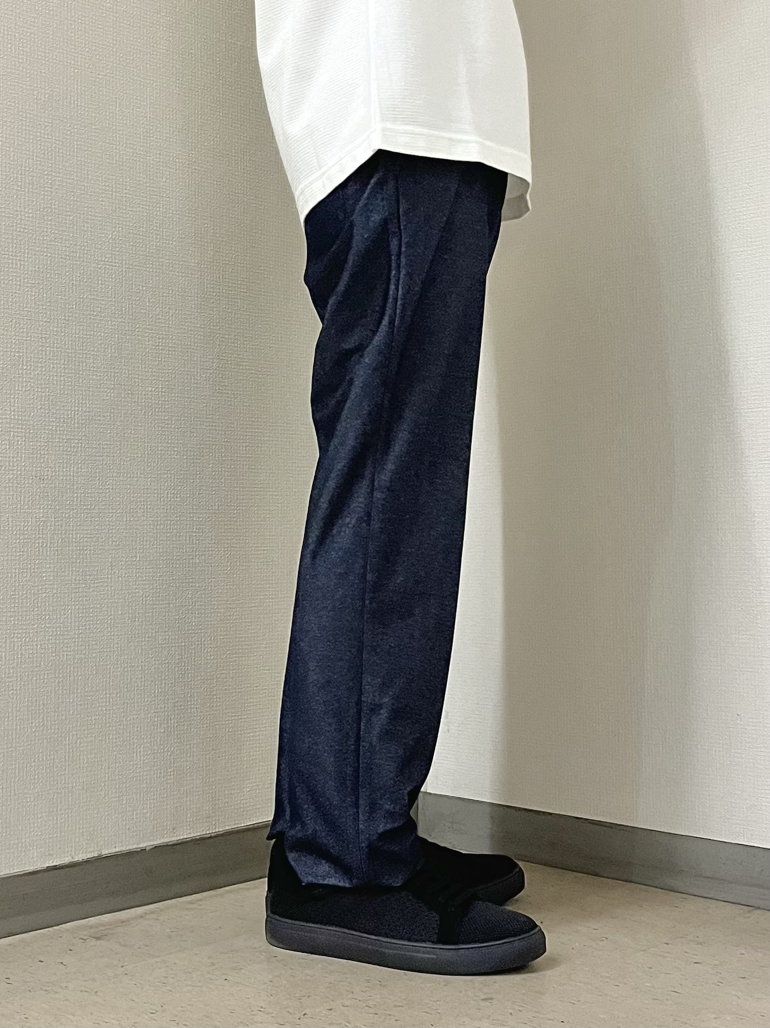 URAさんの「TAKEO KIKUCHI｜【360&deg;ストレッチ】デニムライクジャージ ジャケット」を使ったコーディネート