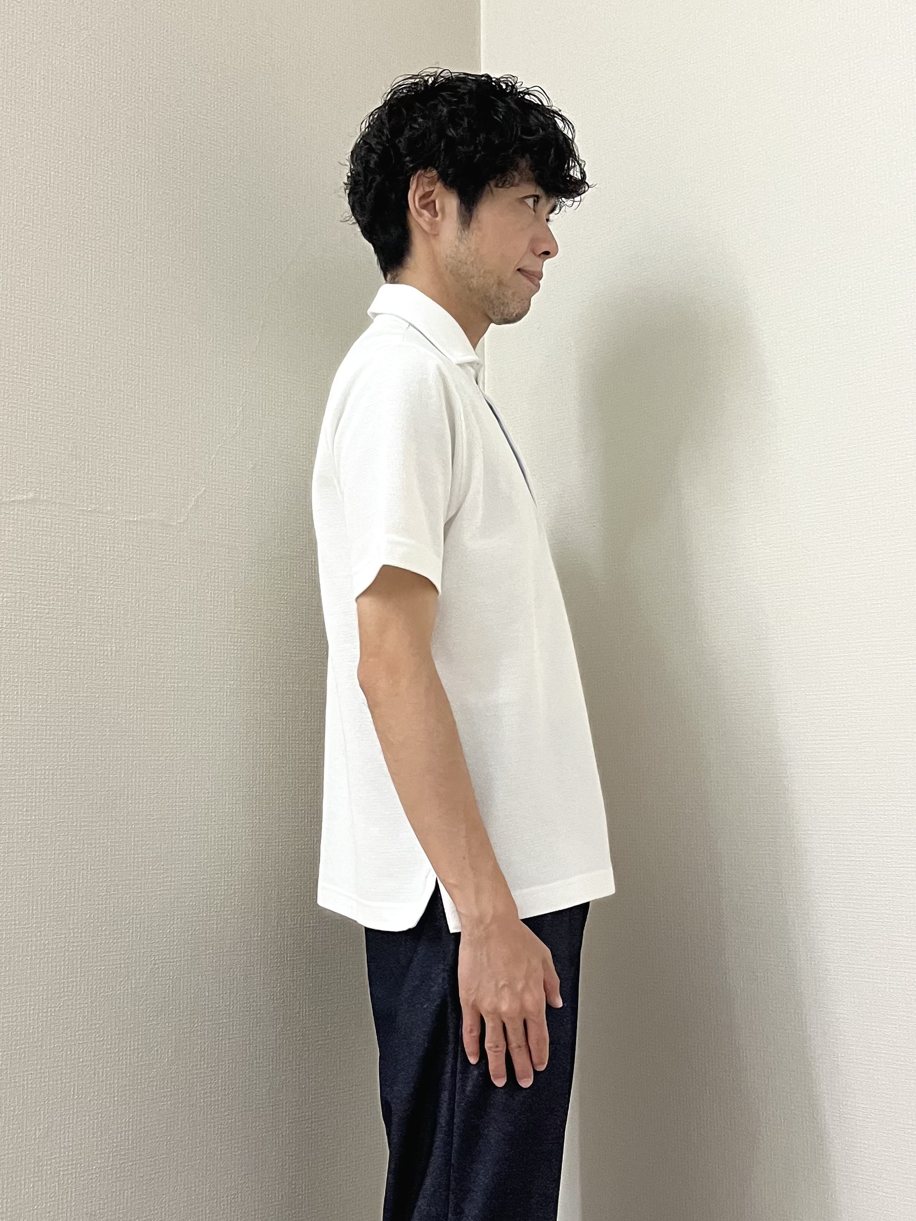 URAさんの「TAKEO KIKUCHI｜【360&deg;ストレッチ】デニムライクジャージ ジャケット」を使ったコーディネート