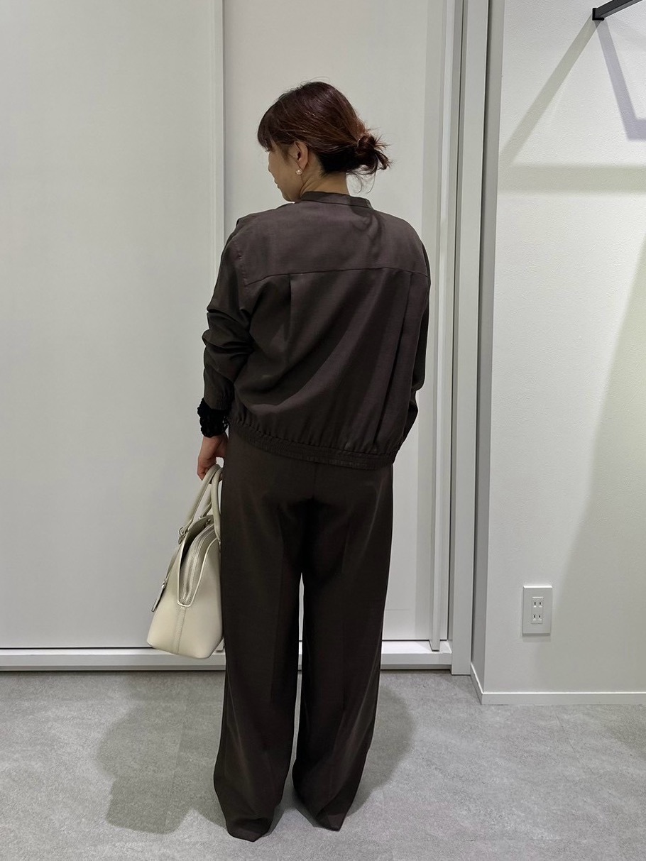 Juneさんの「UNTITLED｜【セットアップ可/秋羽織り】メランジツイルシャツ」を使ったコーディネート