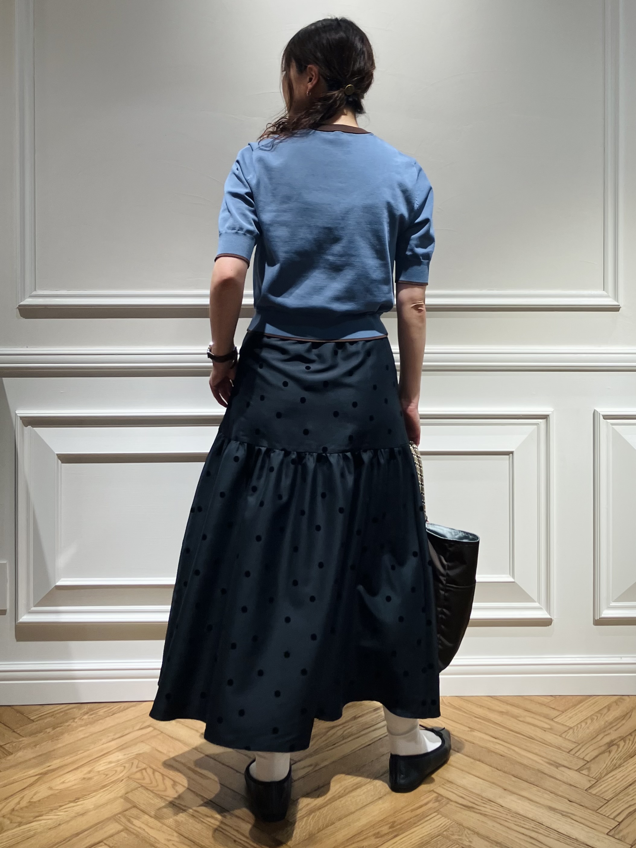 TSUKUIさんの「DRESSTERIOR｜【UVカット／ウォッシャブル】クールタッチ ハーフスリーブカーデ」を使ったコーディネート