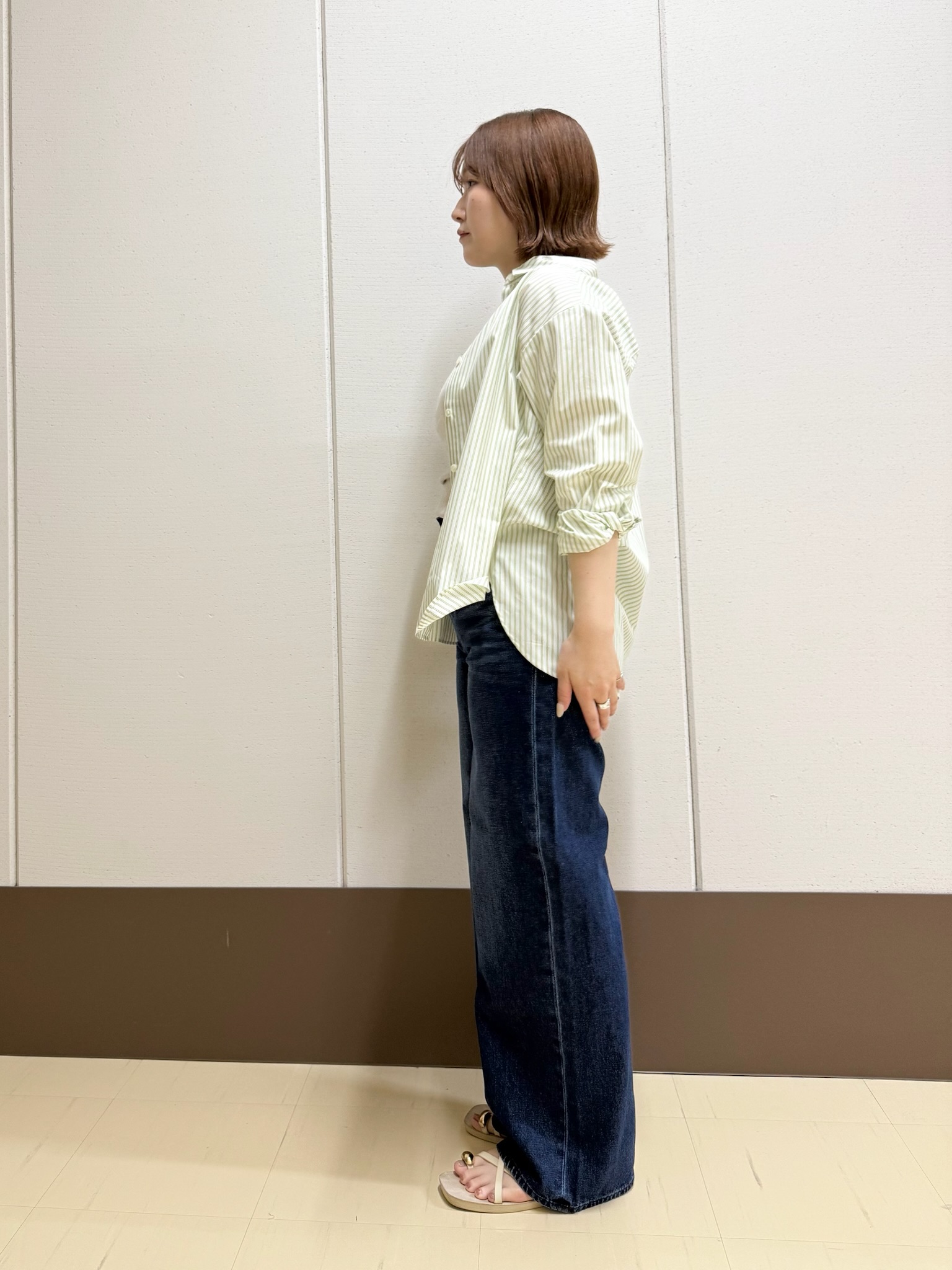 Rikoさんの「INDIVI｜【日本製】ビスチェインナータンクトップ」を使ったコーディネート