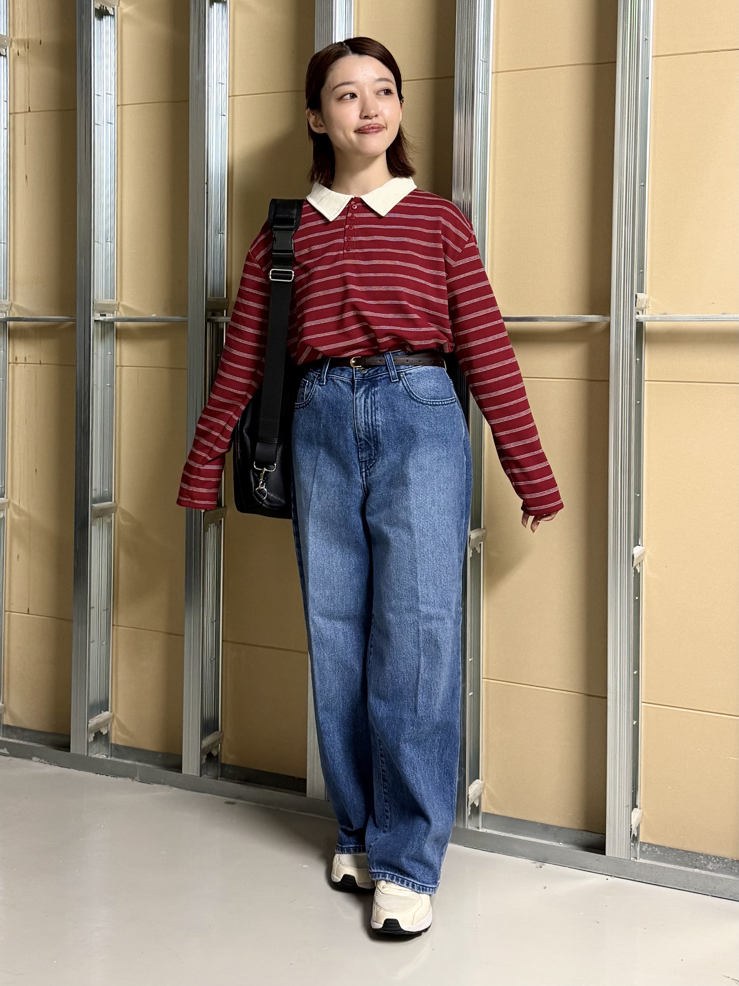 sahoさんの「THE SHOP TK｜ボーダーポロシャツ」を使ったコーディネート