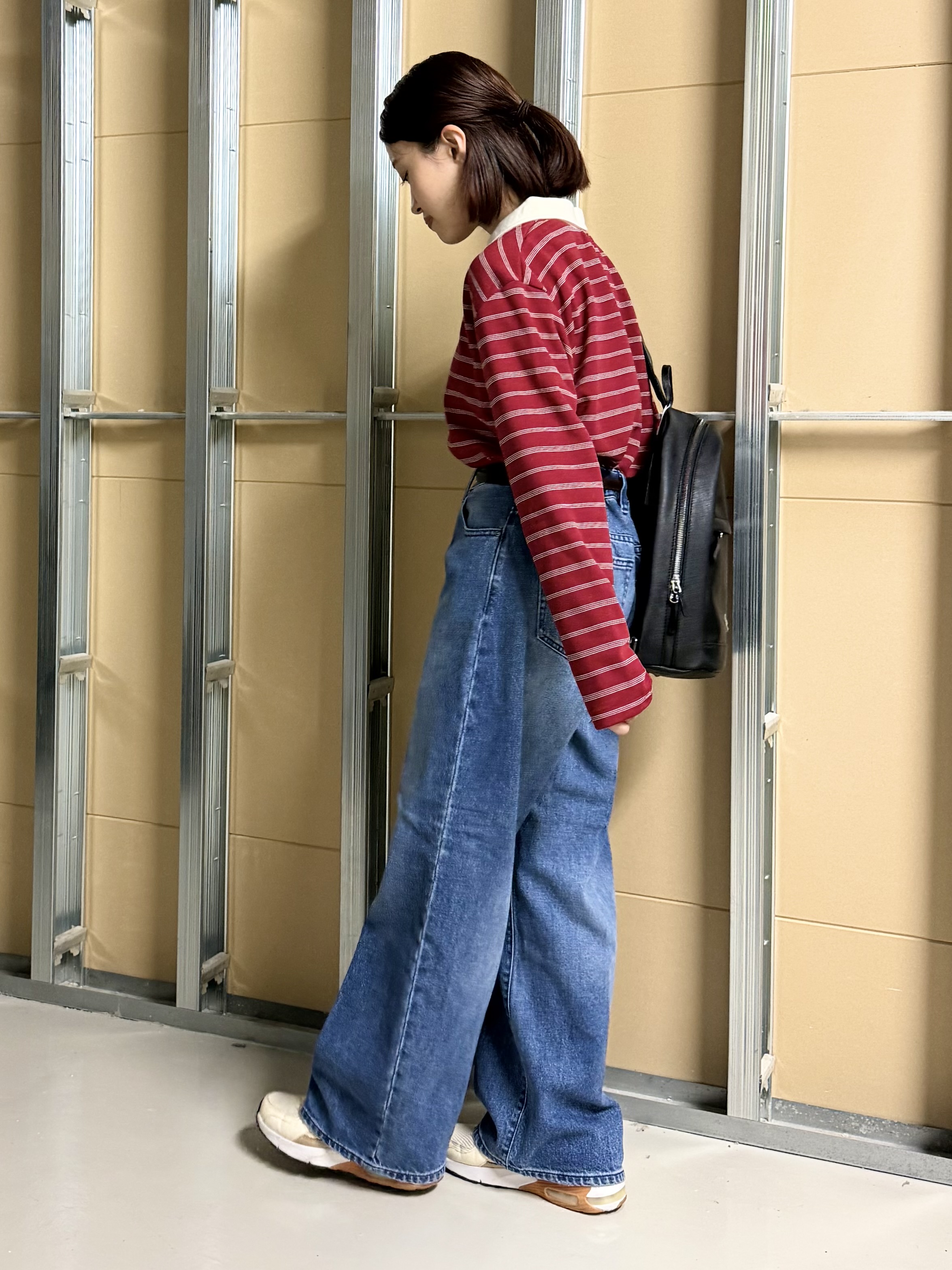 sahoさんの「THE SHOP TK｜ボーダーポロシャツ」を使ったコーディネート