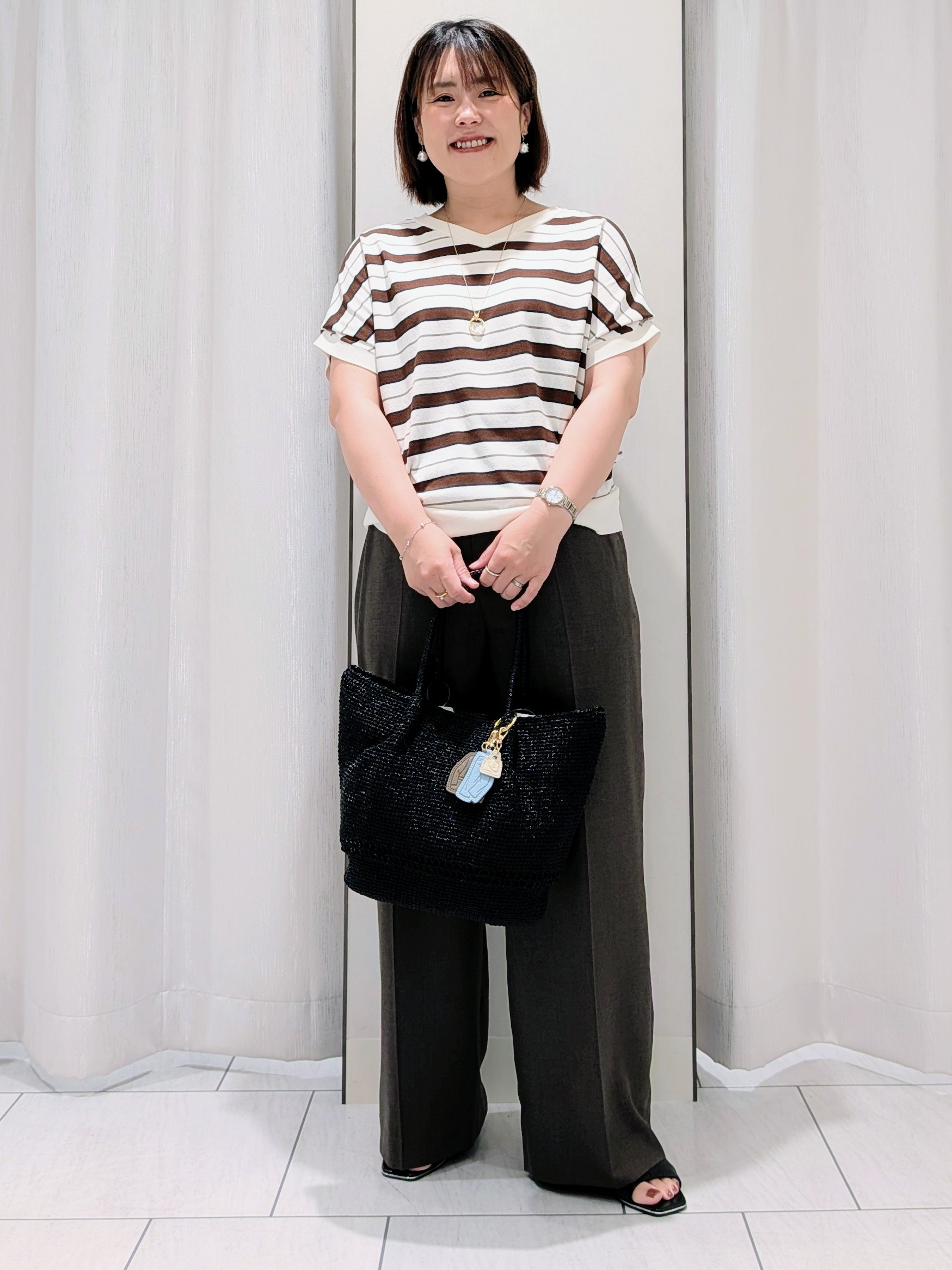 Onumaさんの「UNTITLED｜【肌に張りつきにくい/前後2WAY】ドライタッチコットンプルオーバー」を使ったコーディネート