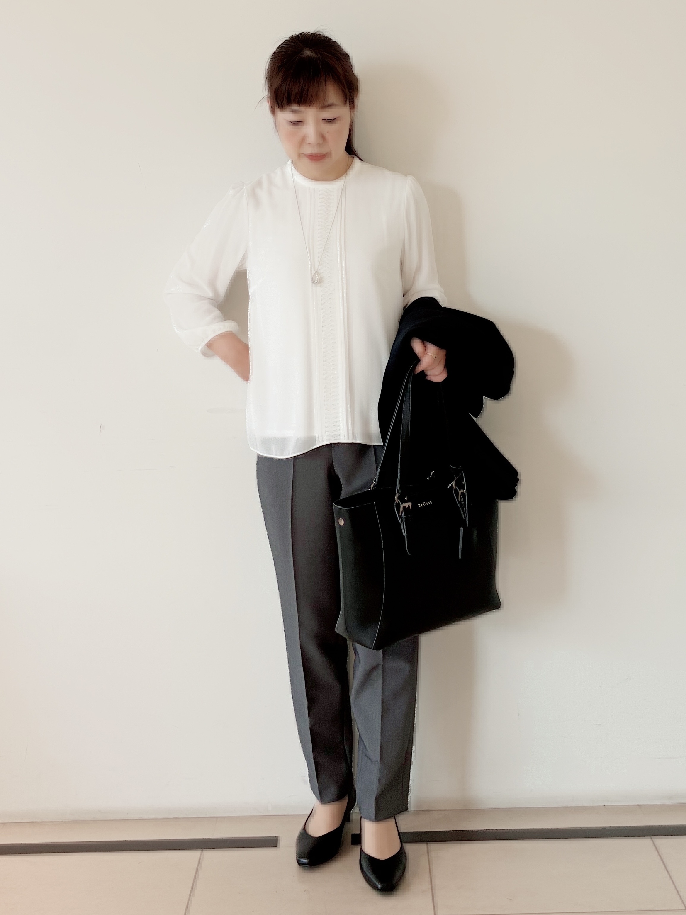 ひーさんの「Reflect｜【SS-4Lサイズ／UVカット／接触冷感】匠ジャケット／ロングテーラード」を使ったコーディネート