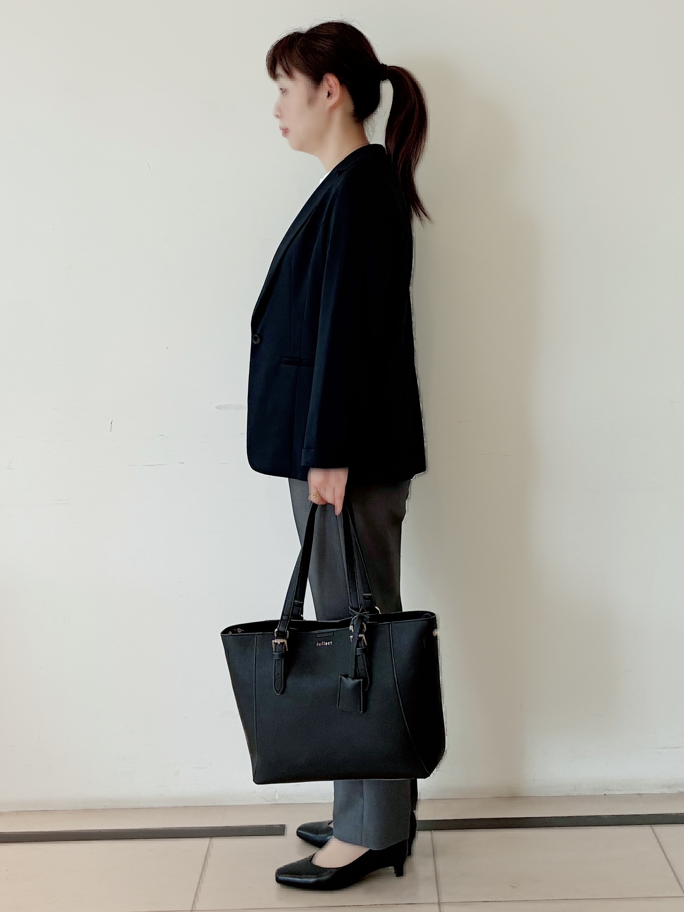 ひーさんの「Reflect｜【SS-4Lサイズ／UVカット／接触冷感】匠ジャケット／ロングテーラード」を使ったコーディネート