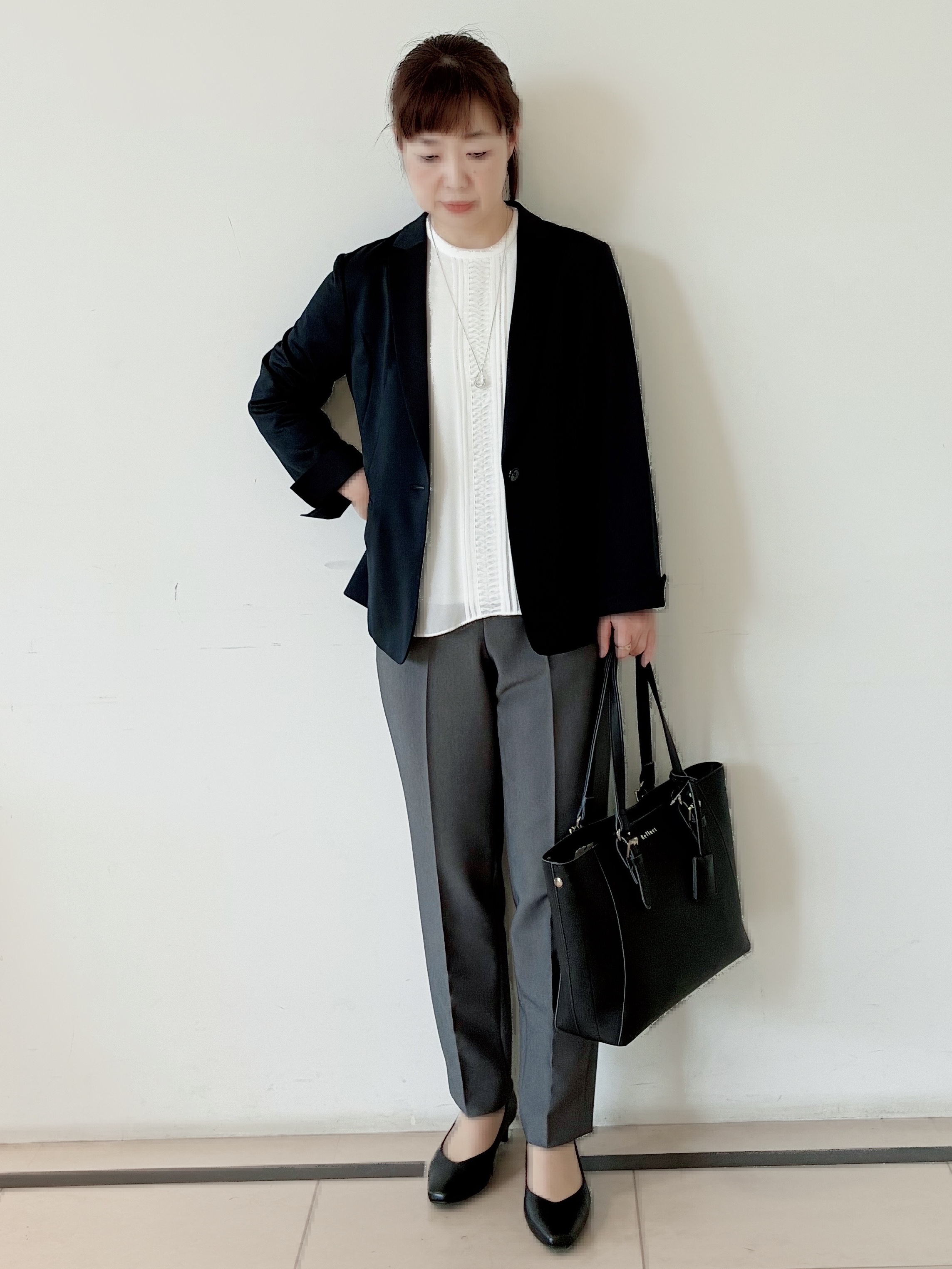 ひーさんの「Reflect｜【SS-4Lサイズ／UVカット／接触冷感】匠ジャケット／ロングテーラード」を使ったコーディネート