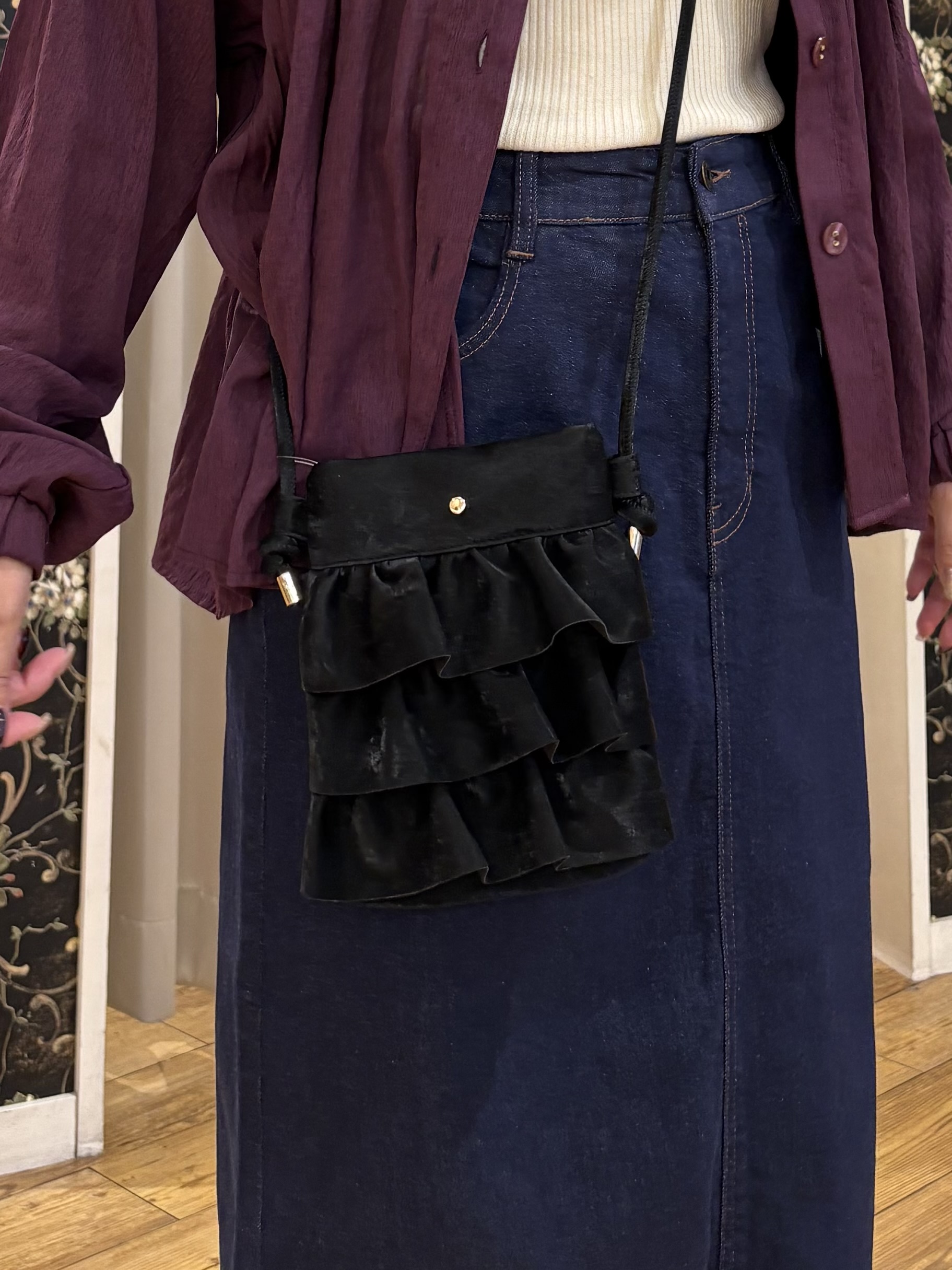 ネリさんの「SHOO･LA･RUE｜シャーリングシャツカーディガン」を使ったコーディネート