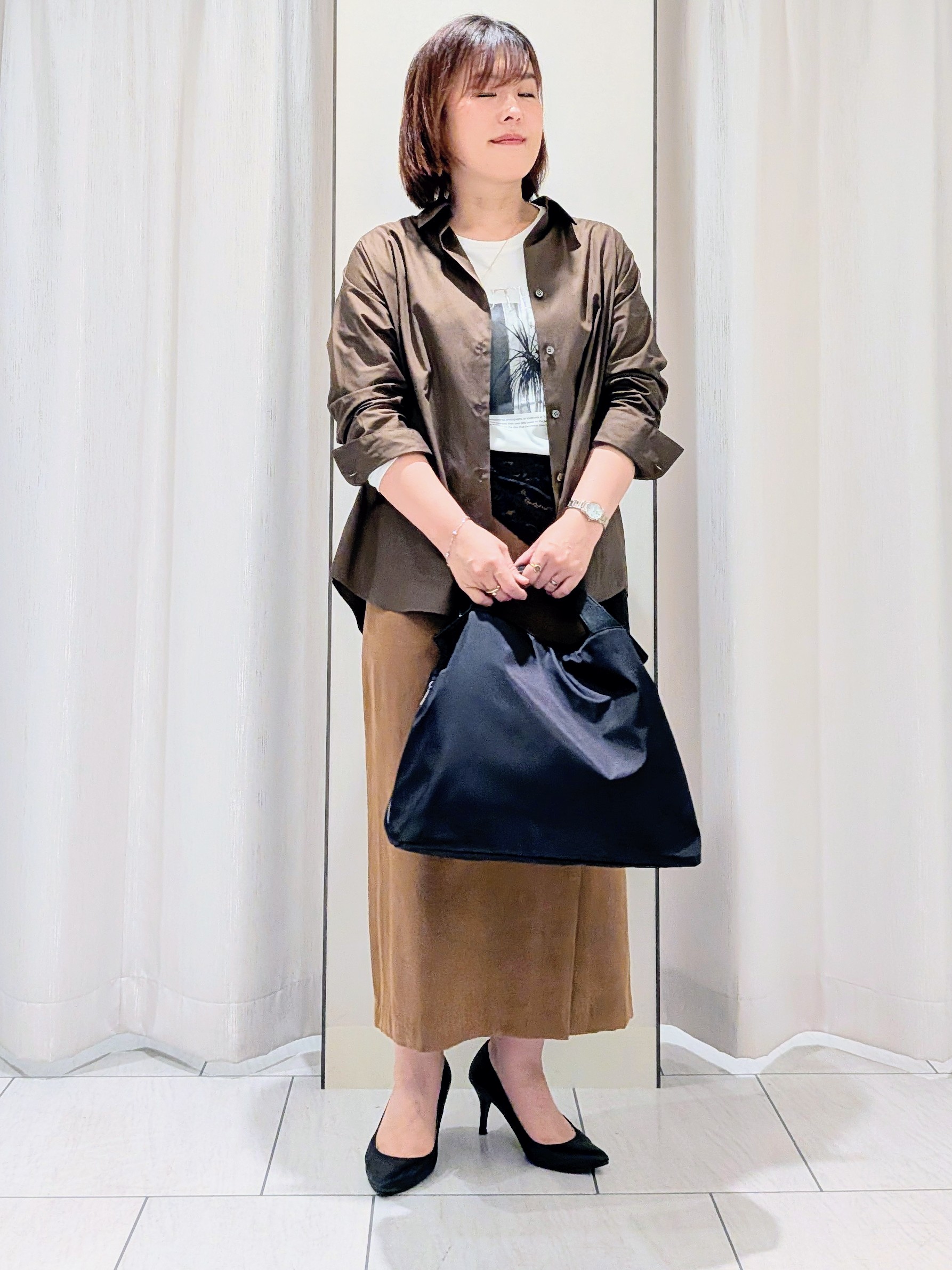 Onumaさんの「UNTITLED｜【ロゴ・プリント】フォトグラフィックロンT」を使ったコーディネート