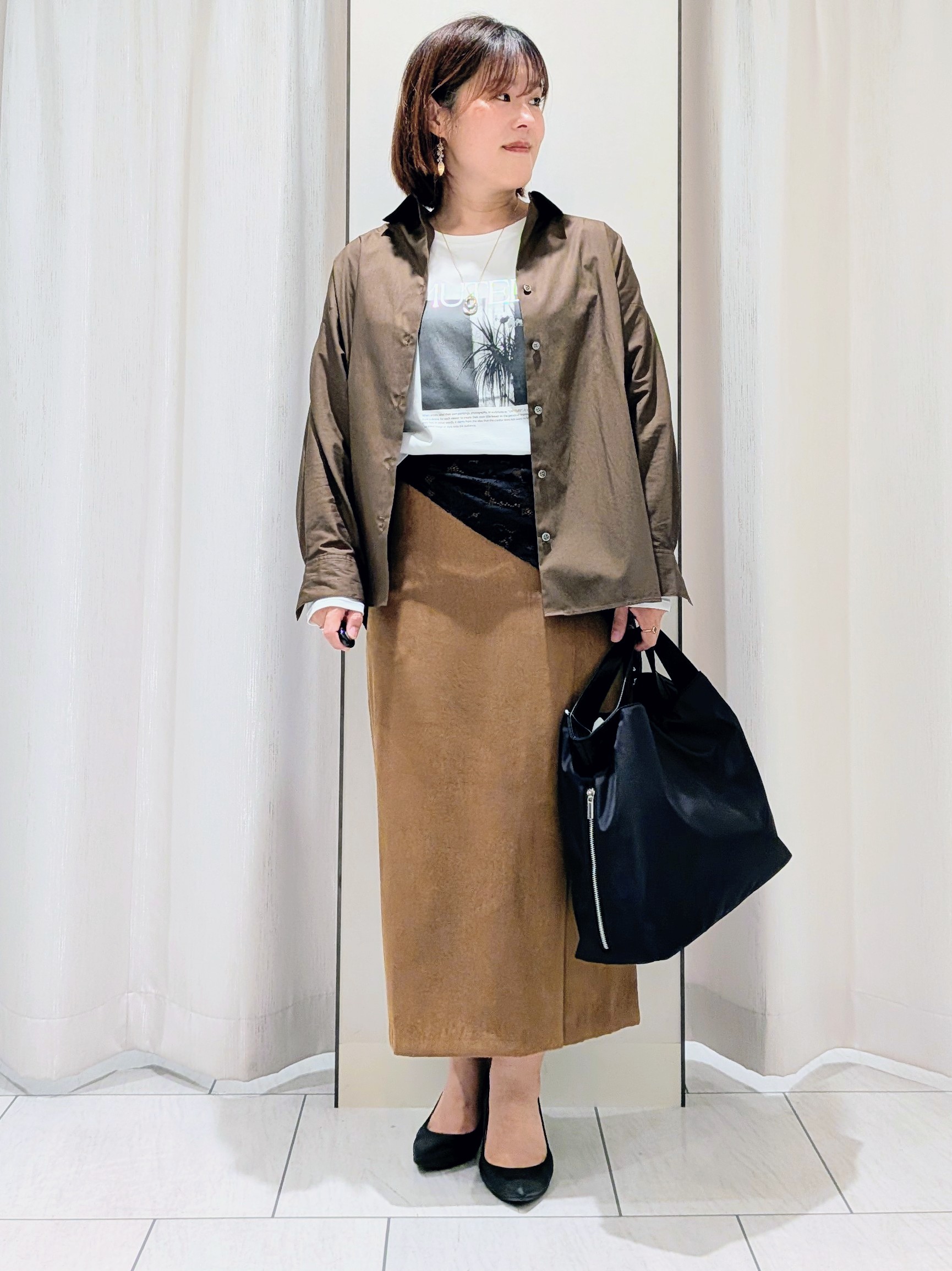 Onumaさんの「UNTITLED｜【ロゴ・プリント】フォトグラフィックロンT」を使ったコーディネート