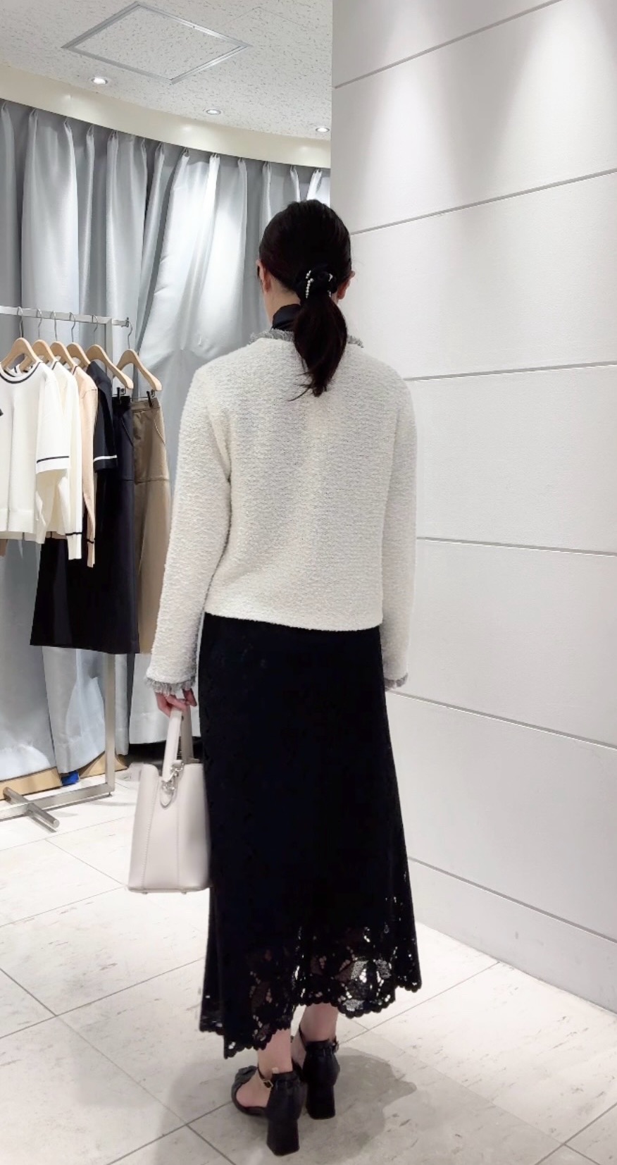 misaさんの「UNTITLED｜【重ね着レイヤードに】シアーテレコハイネックトップス」を使ったコーディネート