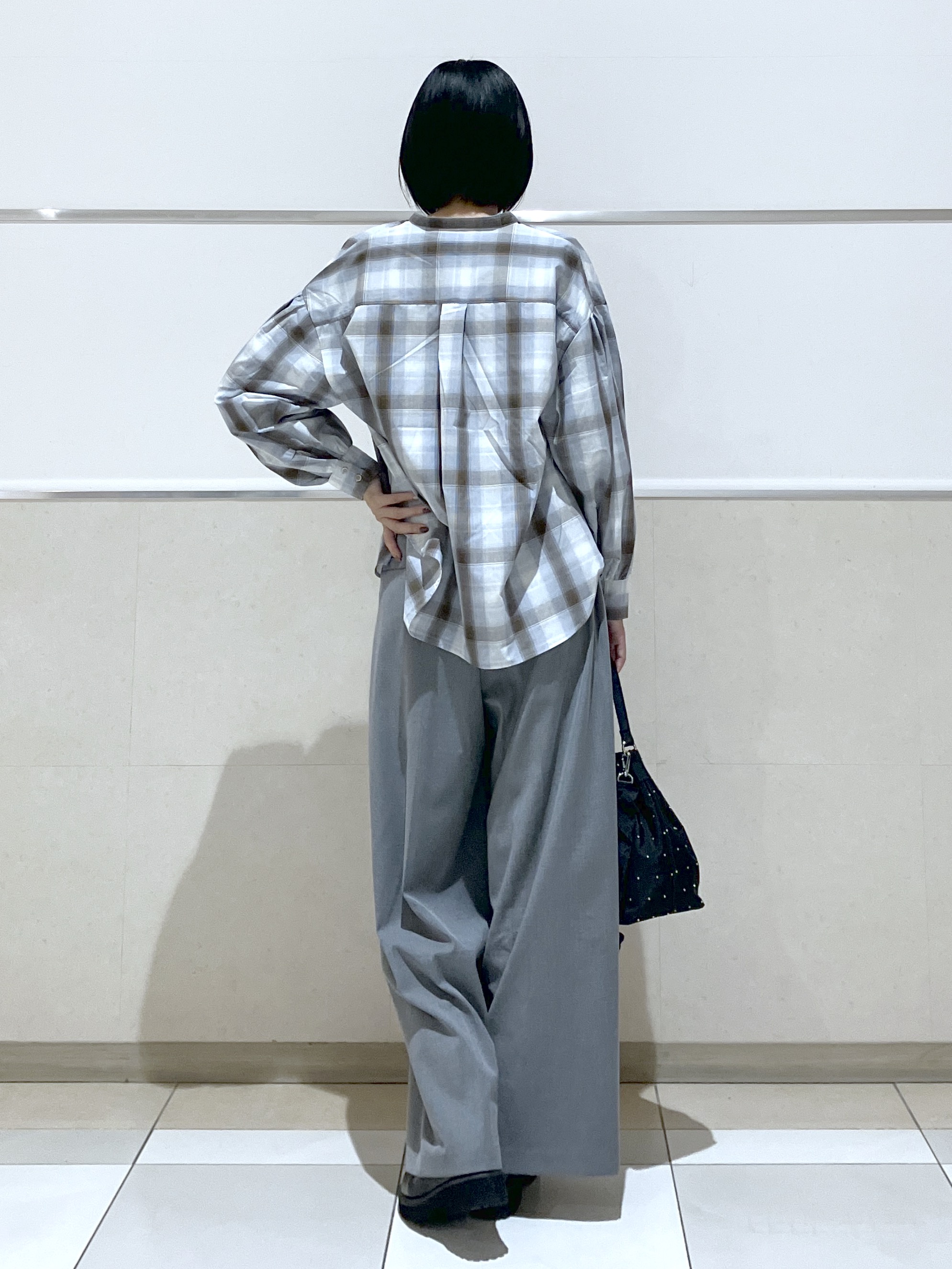 eriko さんの「Dessin｜【手洗い可/シワになりにくい】オンブレーチェックシャツ」を使ったコーディネート