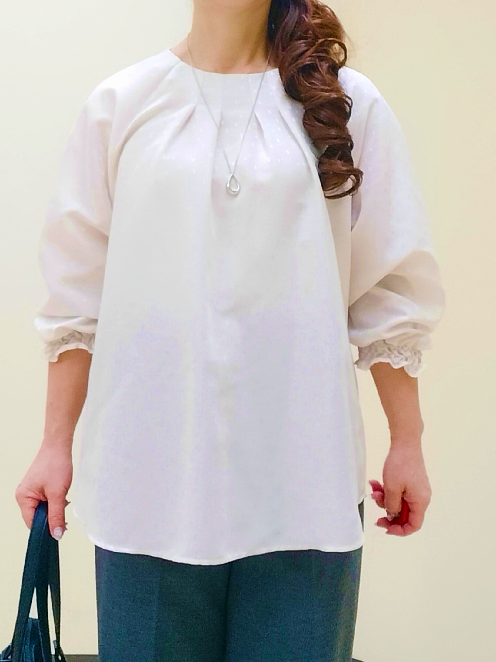 花さんの「Reflect｜【SS-4Lサイズ／セットアップ可】匠ジャケット／ロングテーラード」を使ったコーディネート