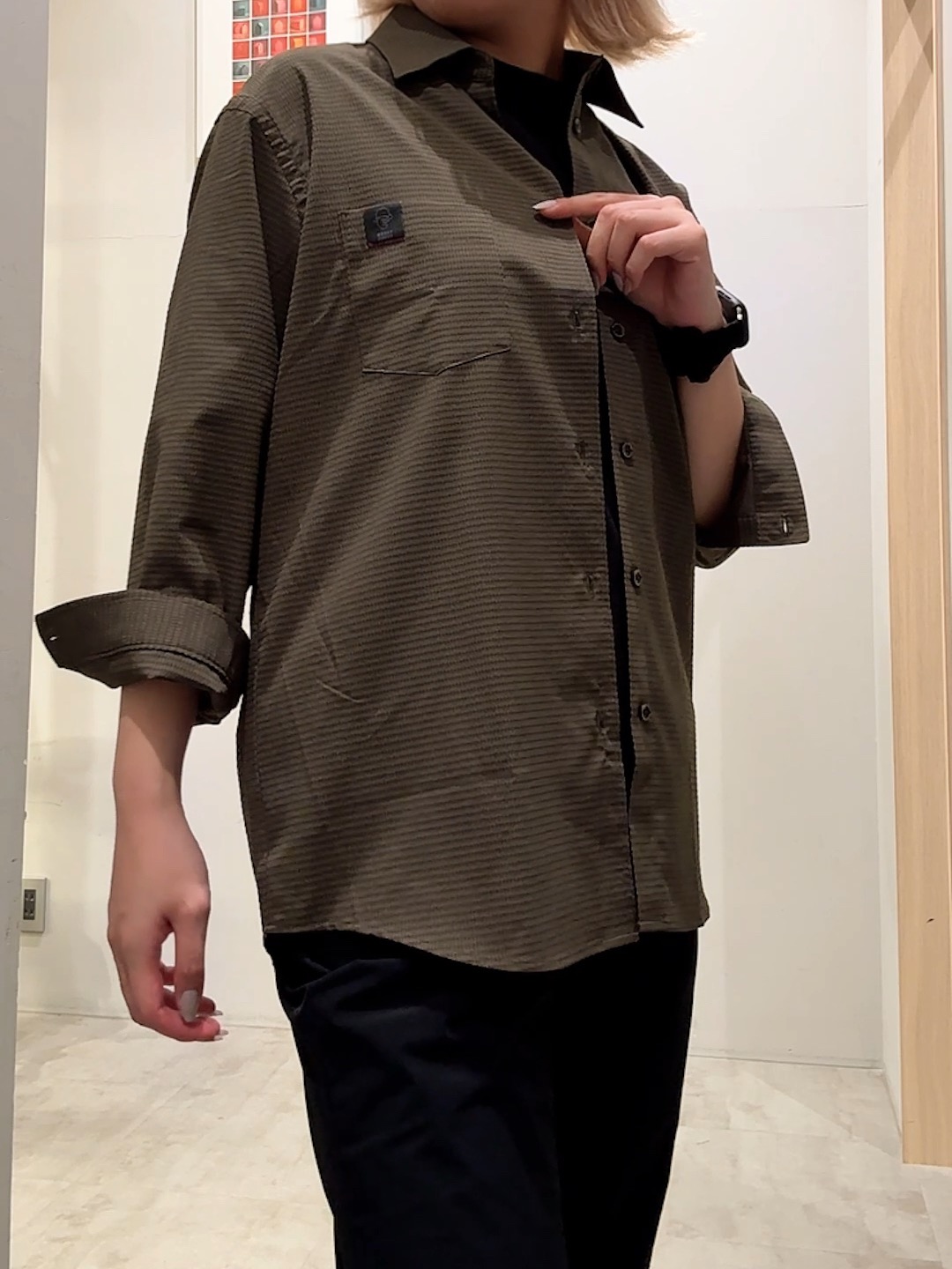 ユウナさんの「TAKEO KIKUCHI｜【通気性】AIR TOOL LIGHT Ｔシャツ」を使ったコーディネート