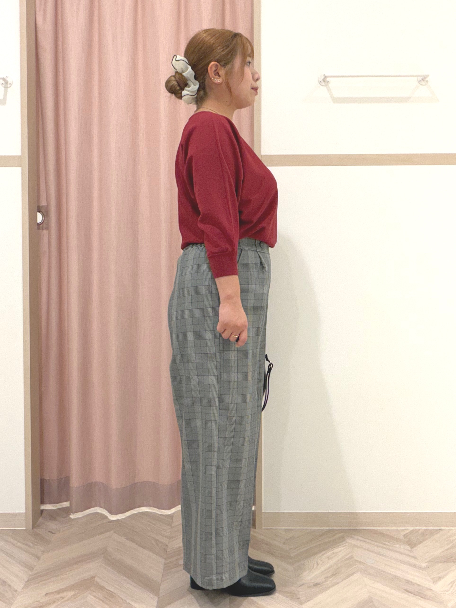 まちゃんなちゃんさんの「SHOO･LA･RUE｜【洗濯機可】軽やかさらタッチ インせず着られる すっきり見えドルマンニット」を使ったコーディネート