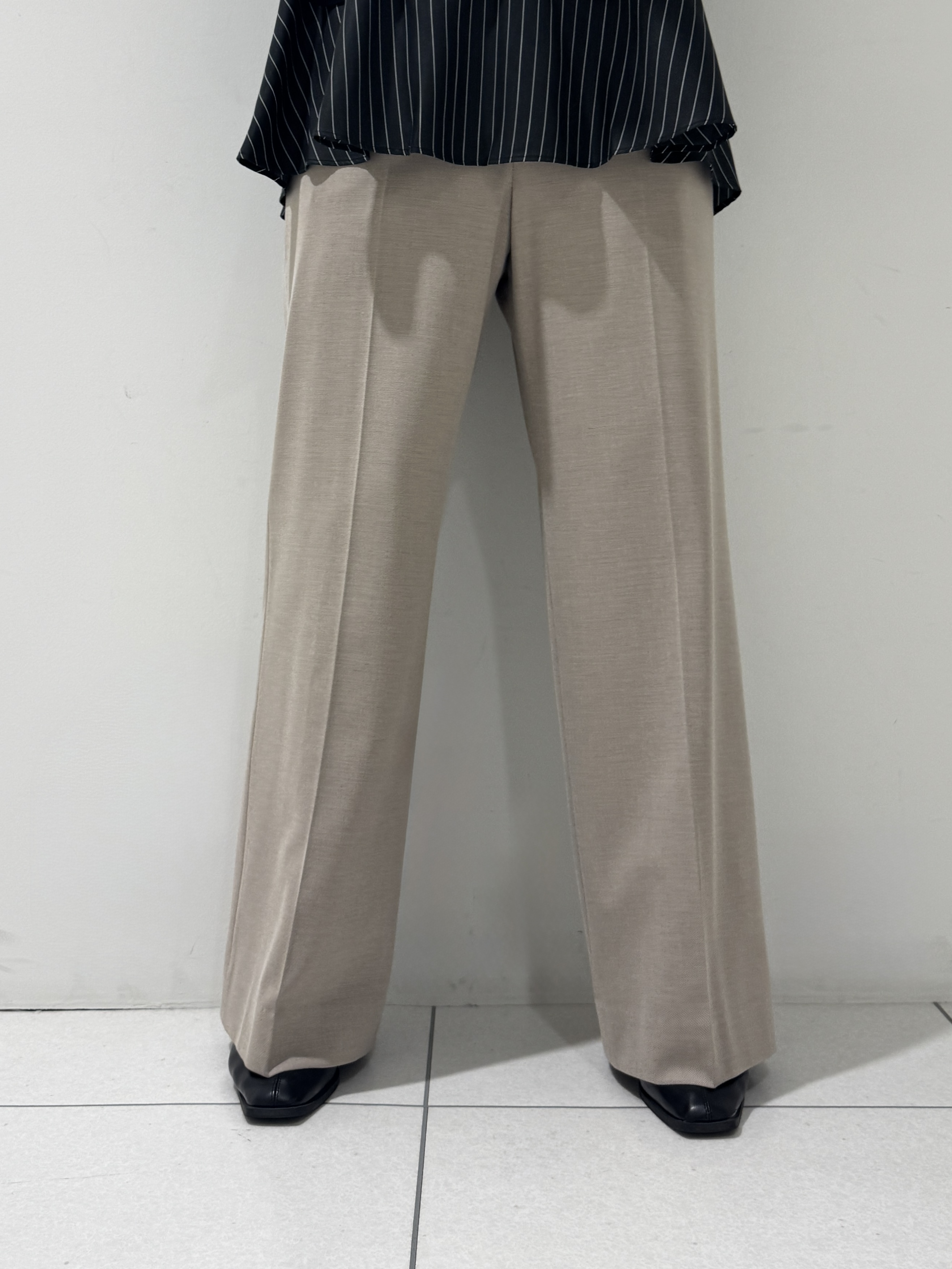 そんさんの「INDIVI｜【洗える／1枚でコーデ完成】重ね着風ニットトップス」を使ったコーディネート