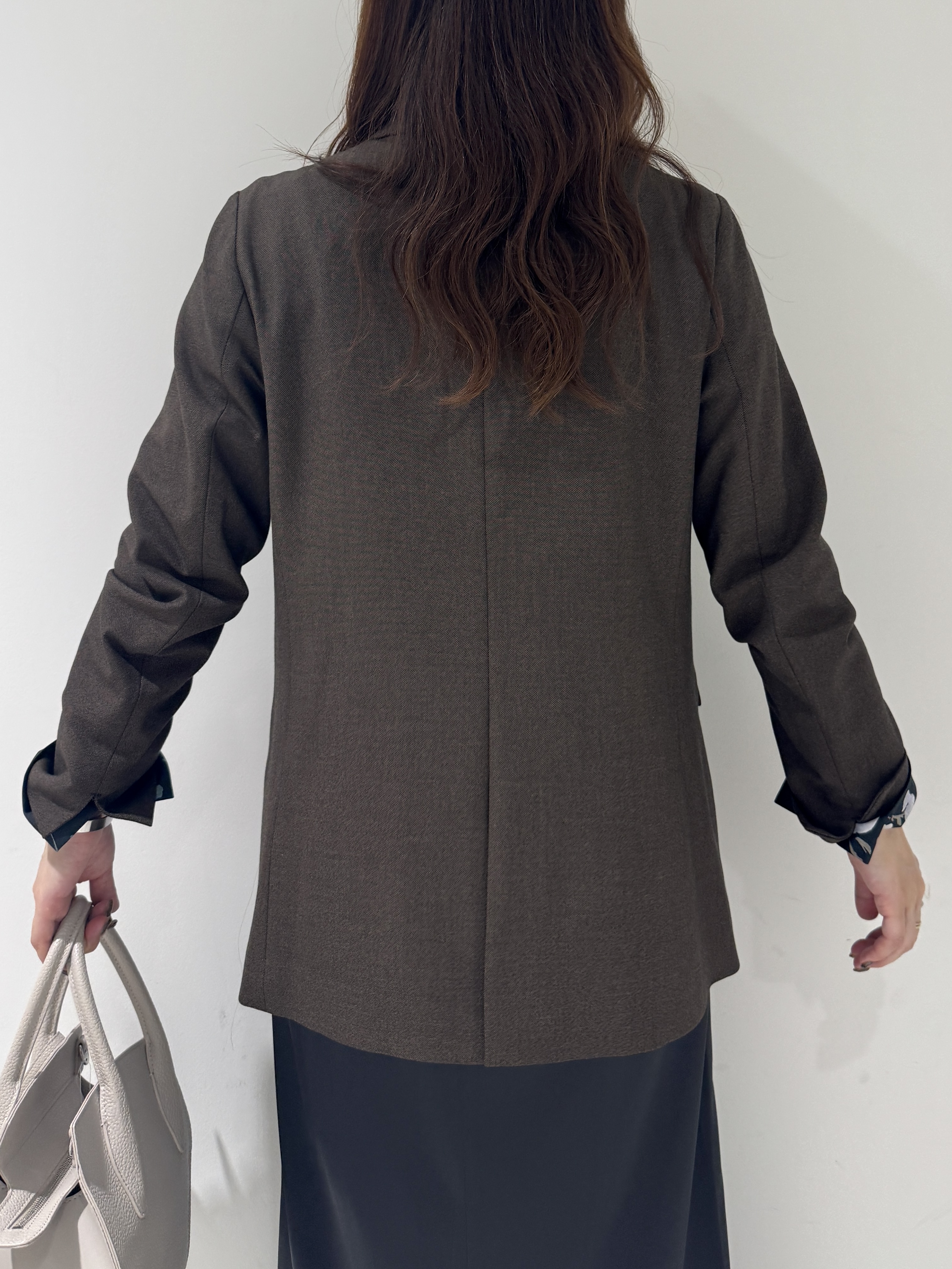 そんさんの「INDIVI｜【洗濯機OK／ストレッチ◎】秋はじめのダブルジャケット」を使ったコーディネート