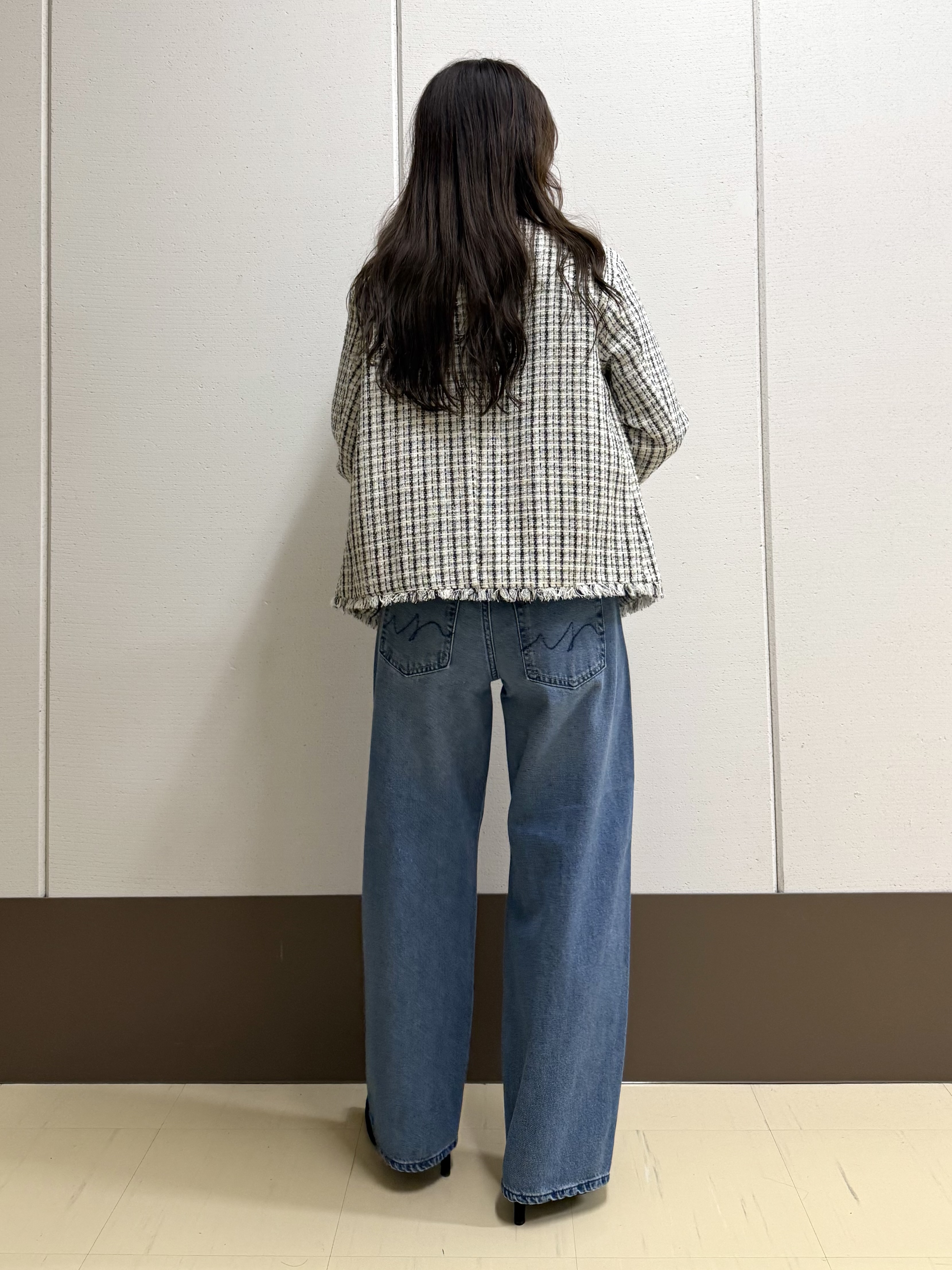 mamiさんの「INDIVI｜【汗ジミ防止／褒められTシャツ】上品カジュアル！ドルマンTシャツ」を使ったコーディネート