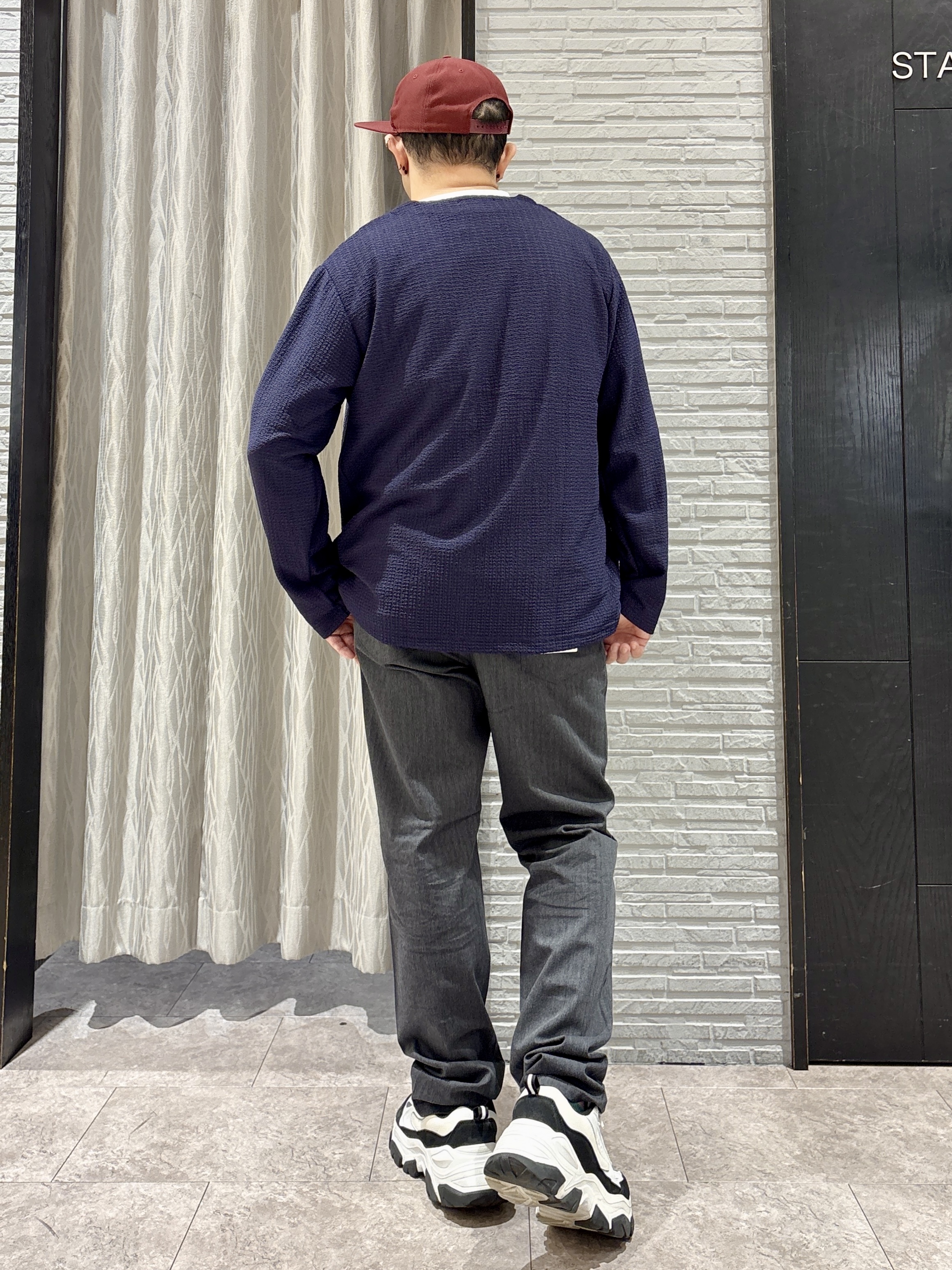 Pーyamaさんの「THE SHOP TK｜【半袖Tシャツ付き／洗濯機OK】アンサンブル 長袖カーディガン」を使ったコーディネート