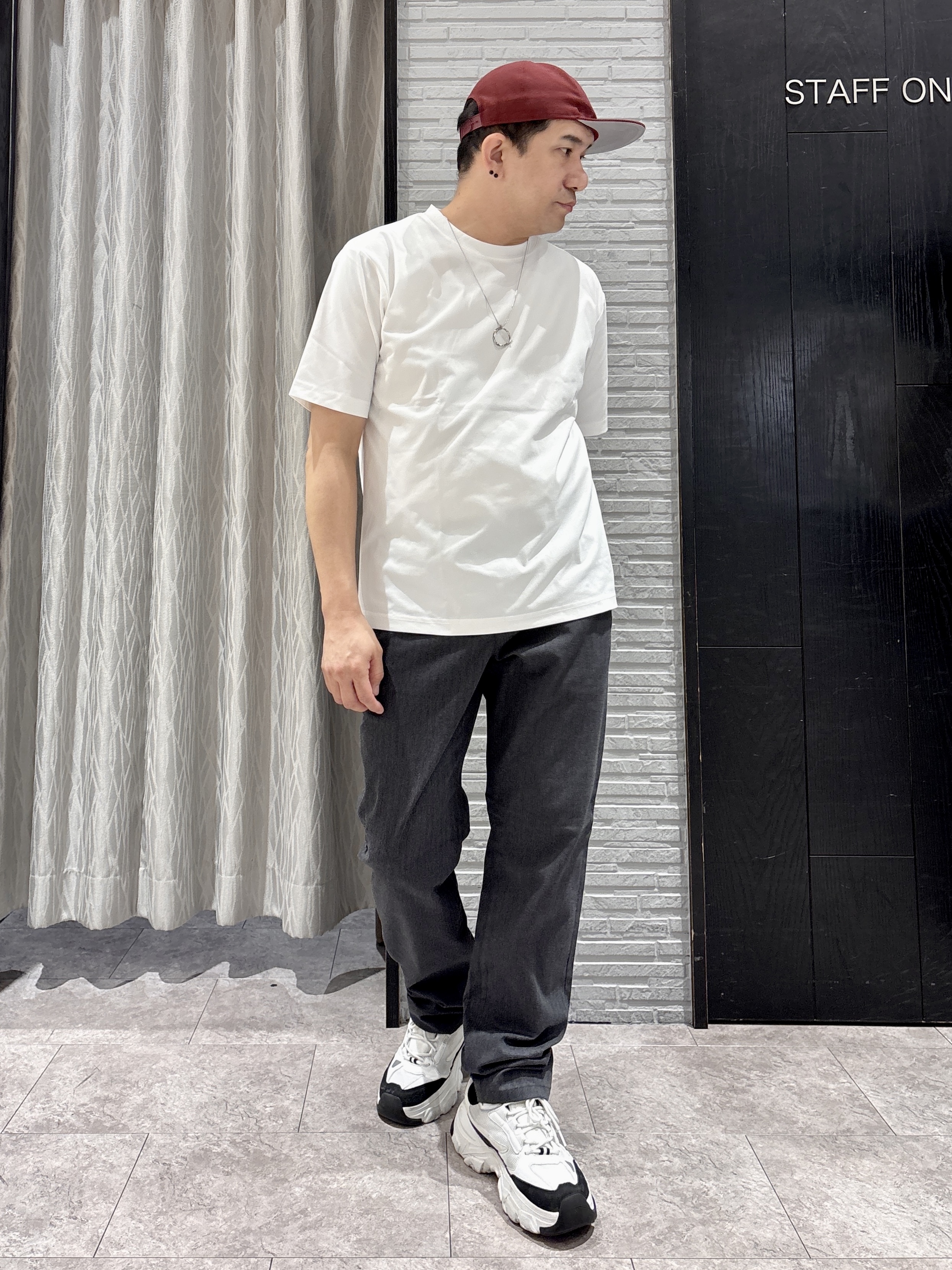 Pーyamaさんの「THE SHOP TK｜【半袖Tシャツ付き／洗濯機OK】アンサンブル 長袖カーディガン」を使ったコーディネート
