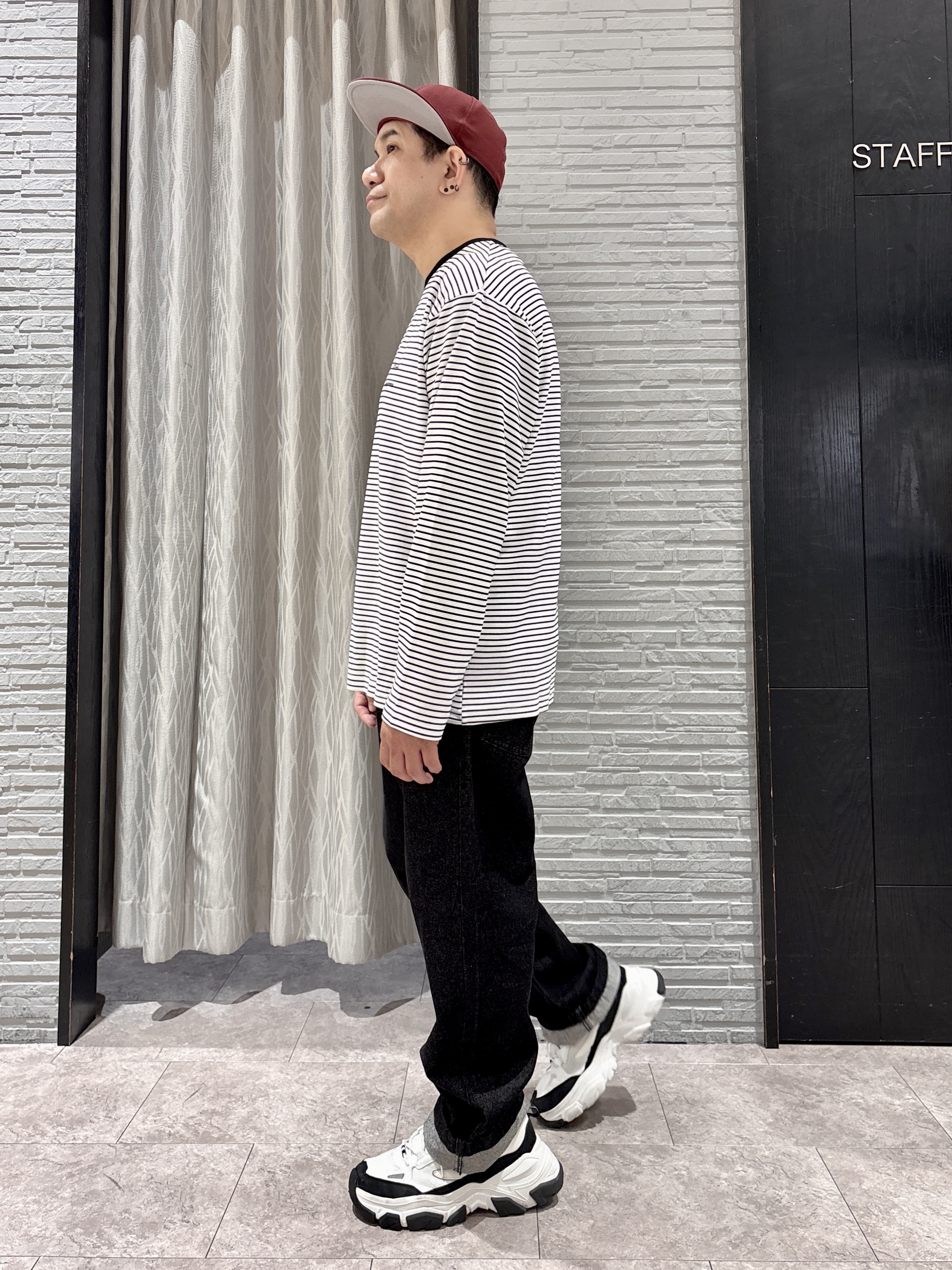 Pーyamaさんの「THE SHOP TK｜【防シワ／洗濯機OK】アソート 長袖ネルシャツ」を使ったコーディネート