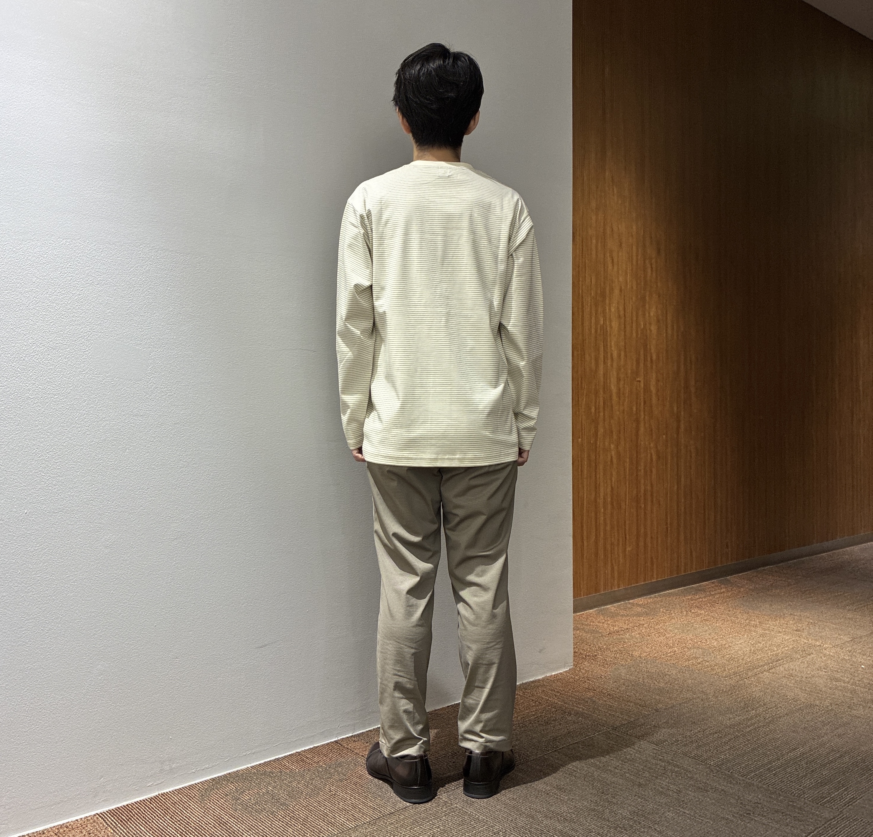 わいずみさんの「TAKEO KIKUCHI｜【日本製/Sサイズ～】リラックスフィットシャツ」を使ったコーディネート