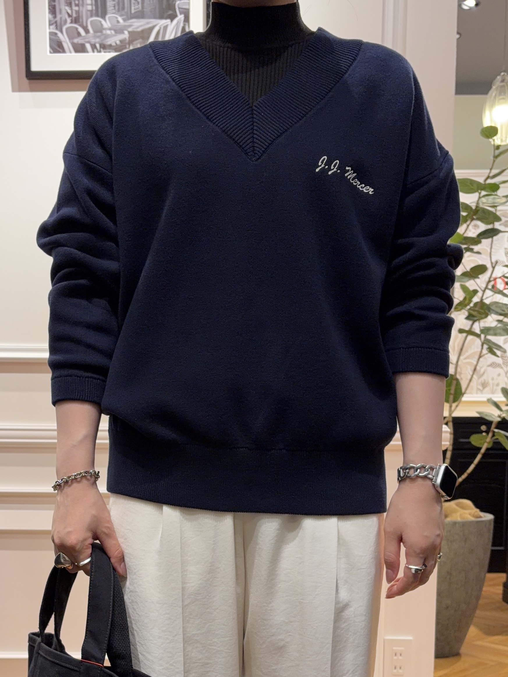 SAKAIさんの「DRESSTERIOR｜【接触冷感】クールタッチ ハーフスリーブニット」を使ったコーディネート