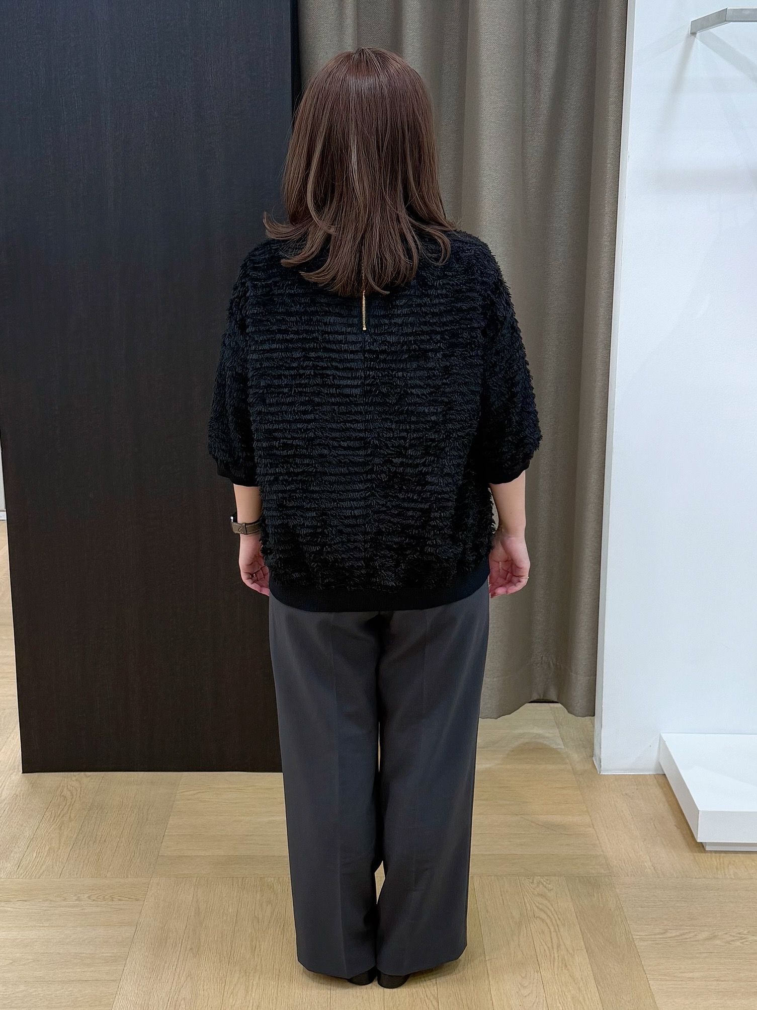 Keiさんの「UNTITLED｜【秋映え/体型カバー】フェザージャガードプルオーバー」を使ったコーディネート