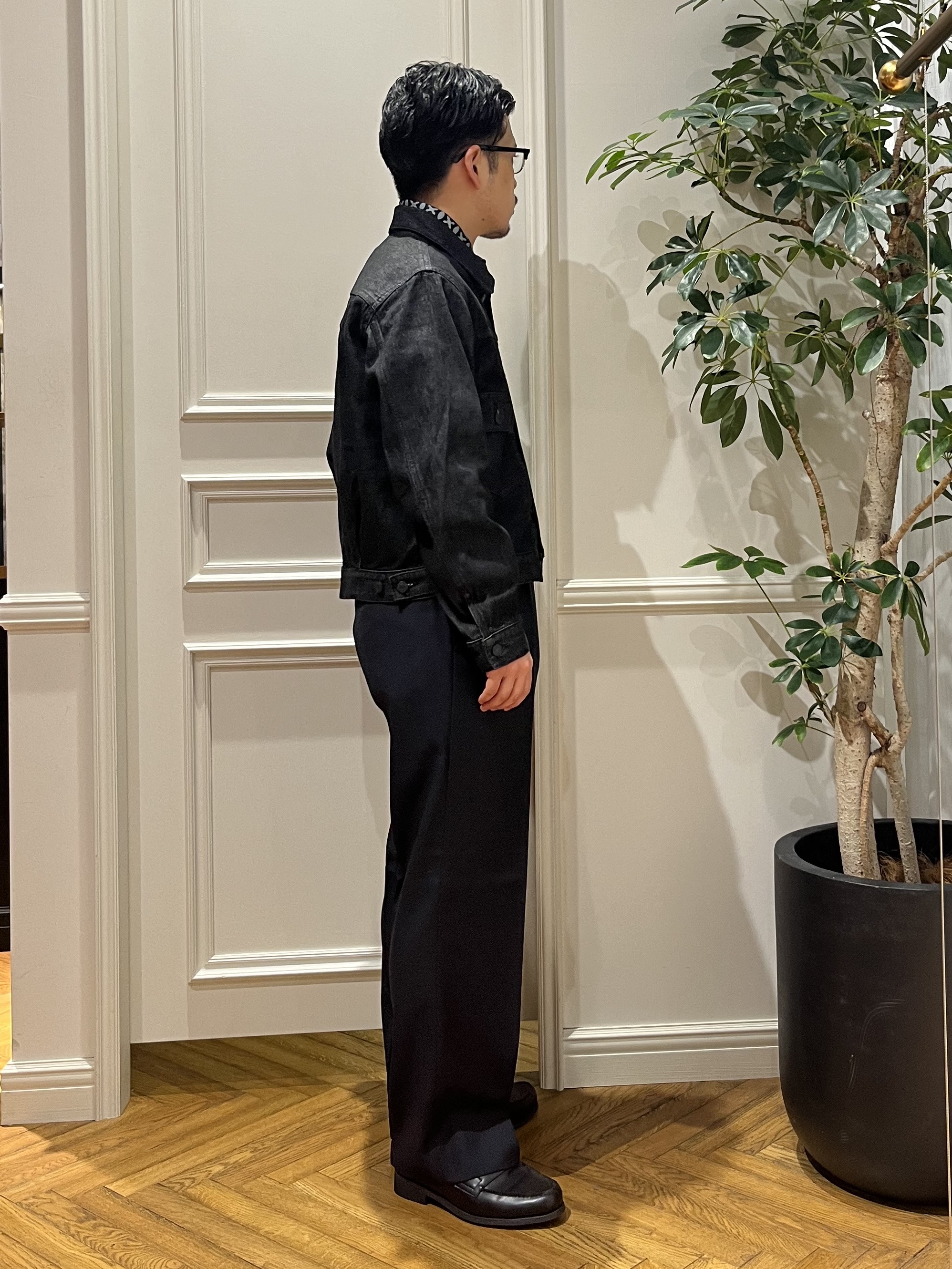 Tokuさんの「DRESSTERIOR｜【干場義雅&times;DRESSTERIOR】ブラックGジャン」を使ったコーディネート