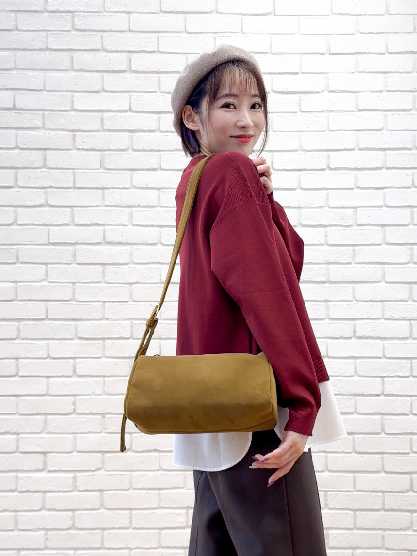 𝐜𝐡𝐢𝐤𝐚さんの「SHOO･LA･RUE｜【S-LL】着るだけできまる シャツレイヤード風 スポンディッシュニット」を使ったコーディネート