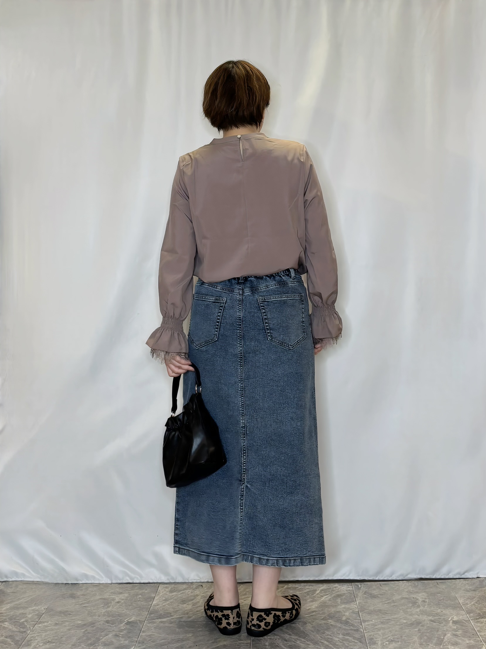 たみさんの「SHOO･LA･RUE｜【S-LL/洗濯機可】お袖レースで華やぐ。フェミニンブラウス」を使ったコーディネート