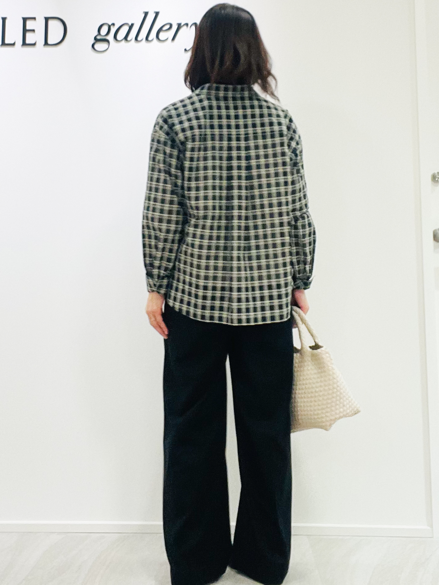 めいさんの「UNTITLED｜【秋映え/羽織り】シアーチェックシャツブラウス」を使ったコーディネート