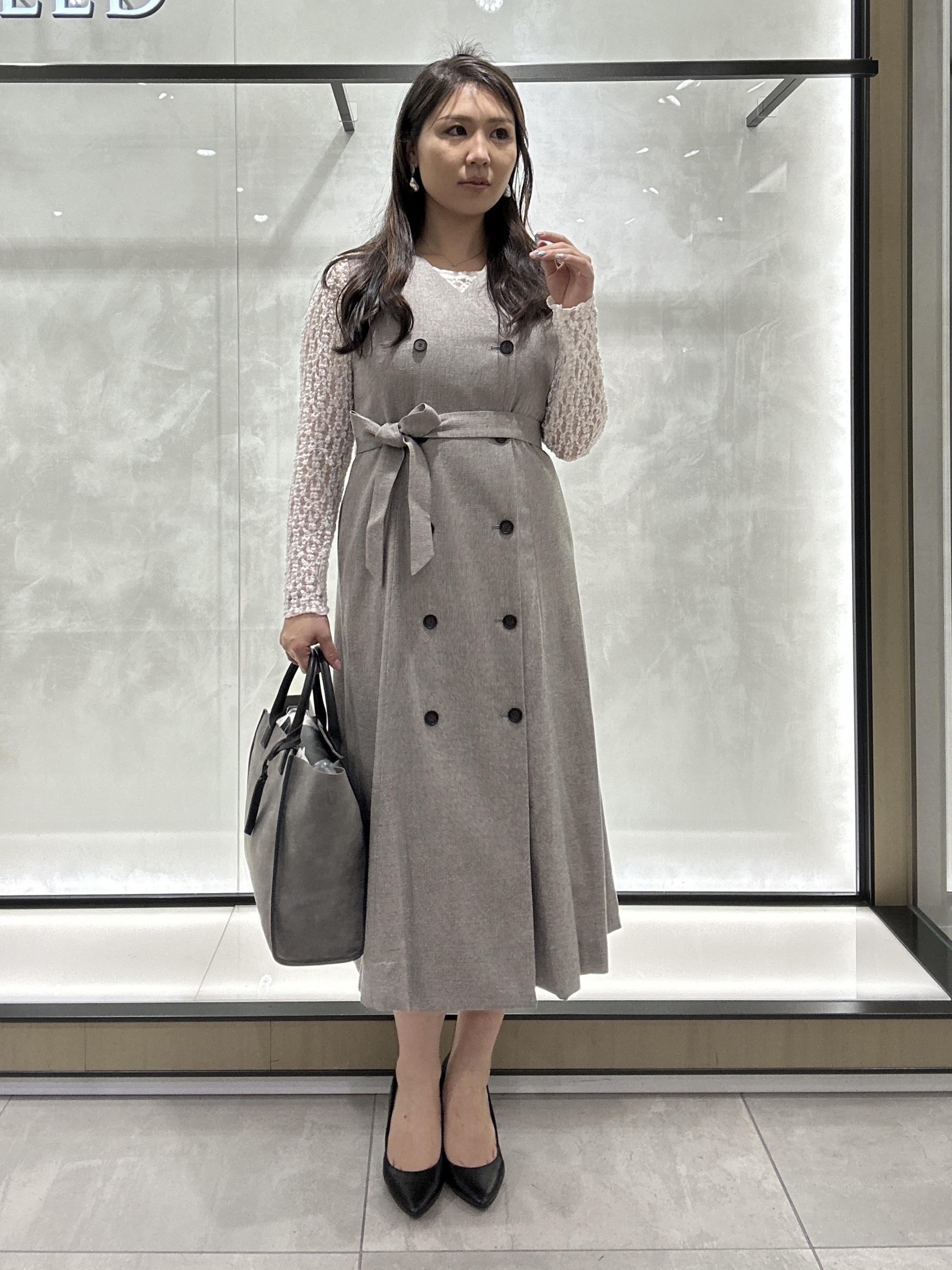 YURIさんの「UNTITLED｜アングルカットヌバックトート」を使ったコーディネート