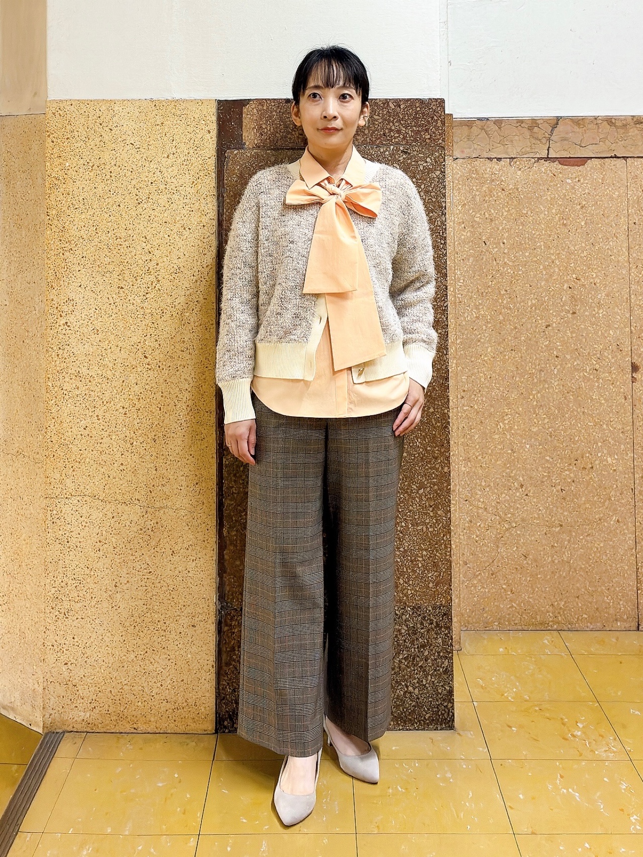 hattoriさんの「INDIVI｜【洗濯機OK／ストレッチ◎】ストレートワイドパンツ」を使ったコーディネート