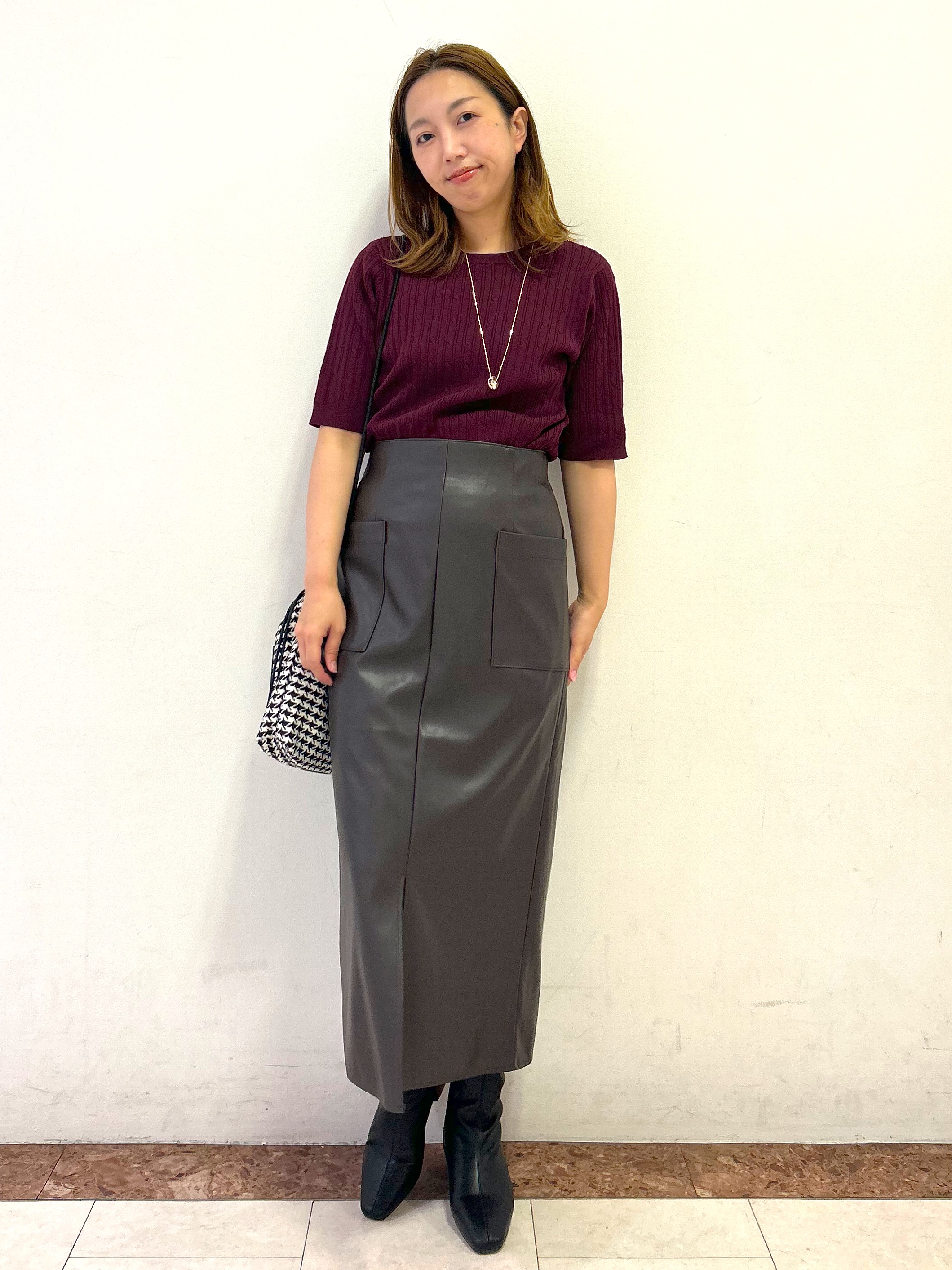 madokaさんの「OPAQUE.CLIP｜スナップボタンニットカーディガン【5col／洗濯機OK／UVケア／遮熱性】」を使ったコーディネート