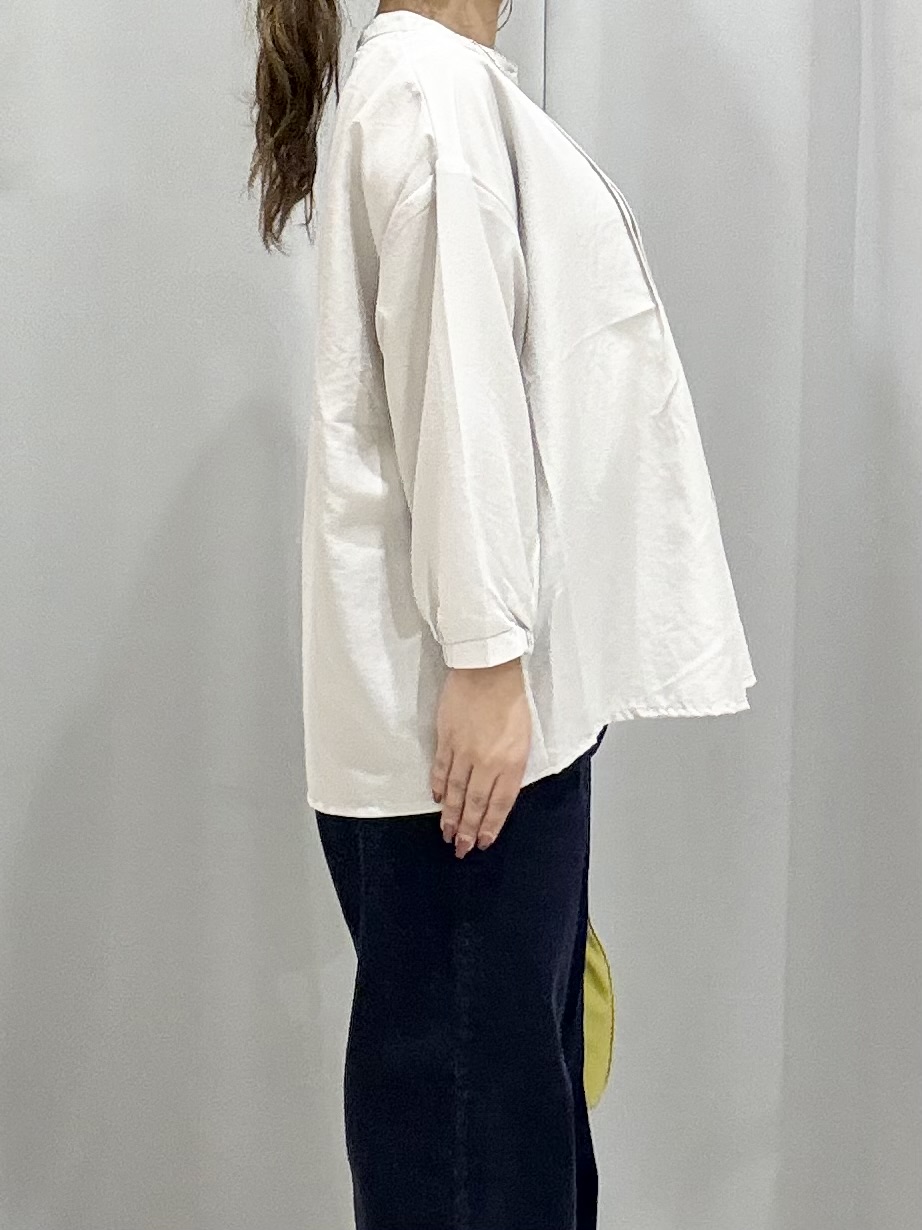 shioさんの「SHOO･LA･RUE｜【S-LL/洗濯機可】1枚で華やかに フロントレース7分袖ブラウス」を使ったコーディネート